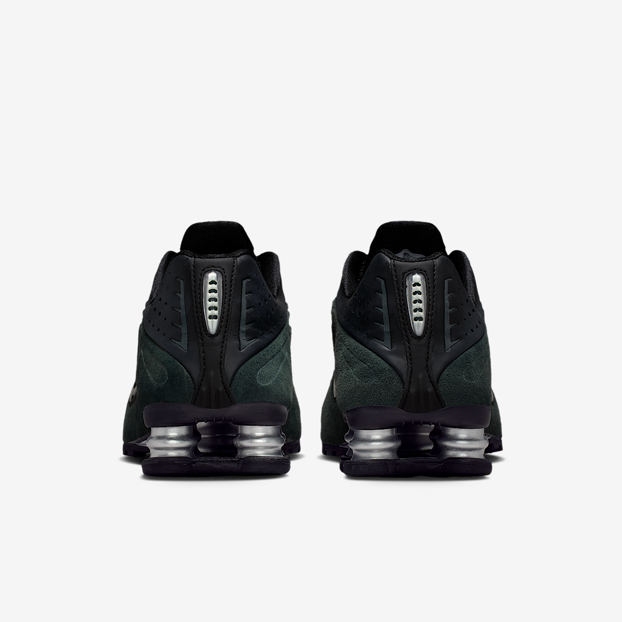 Nike Nike Shox sneaker Zwart/Metallic Silver/Seaweed