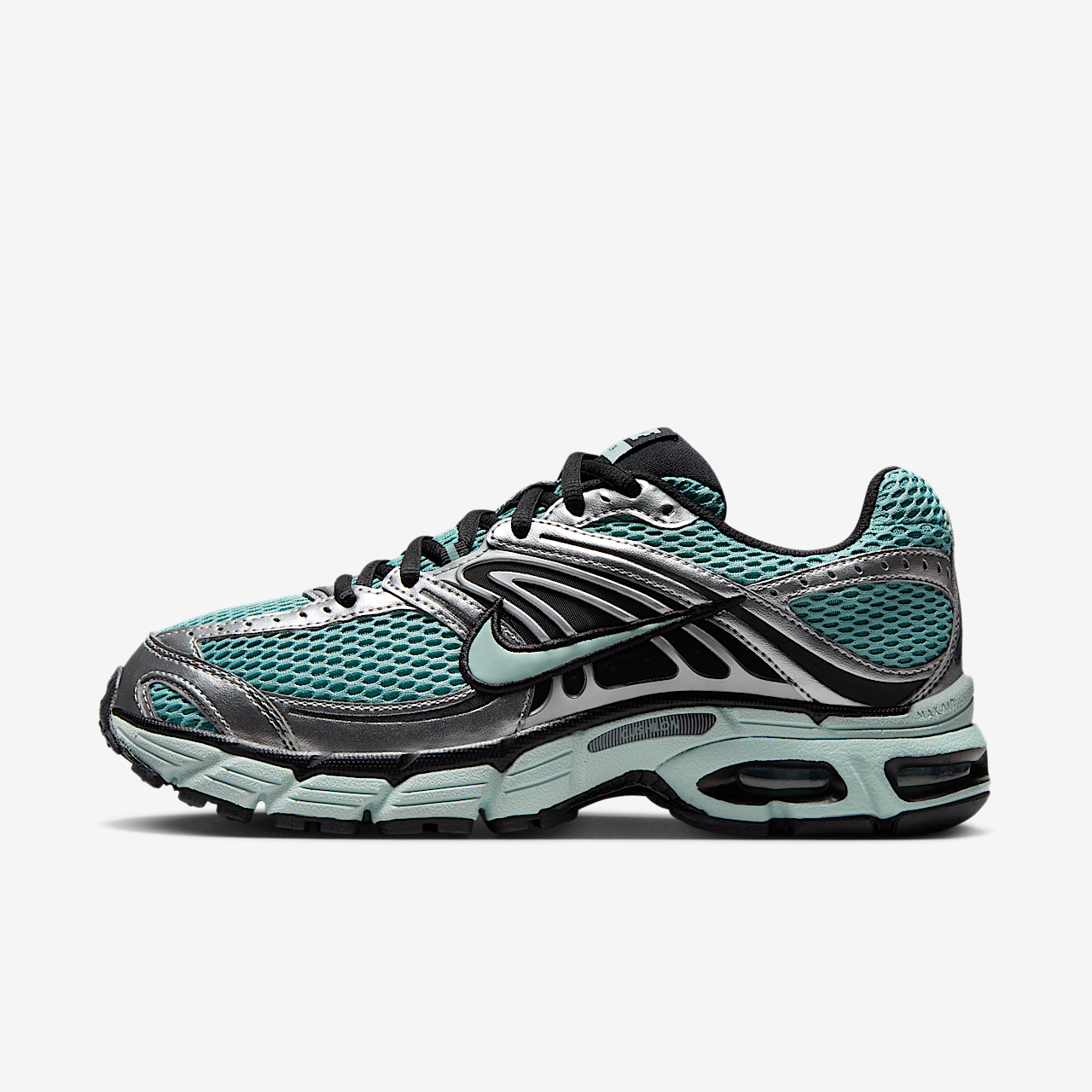Nike Air Max sneaker Cannon/Zwart/Metallic Silver/Green Haze