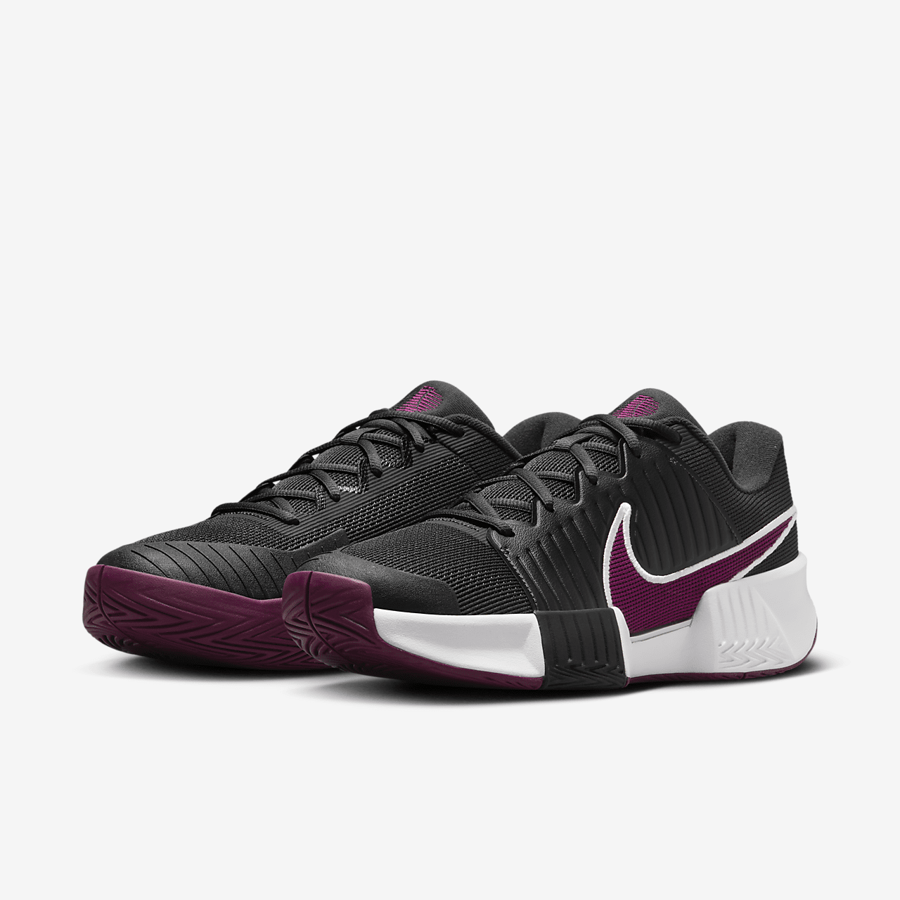 Nike  sneaker Dark Smoke Grey/Zwart/Photon Dust/Sangria