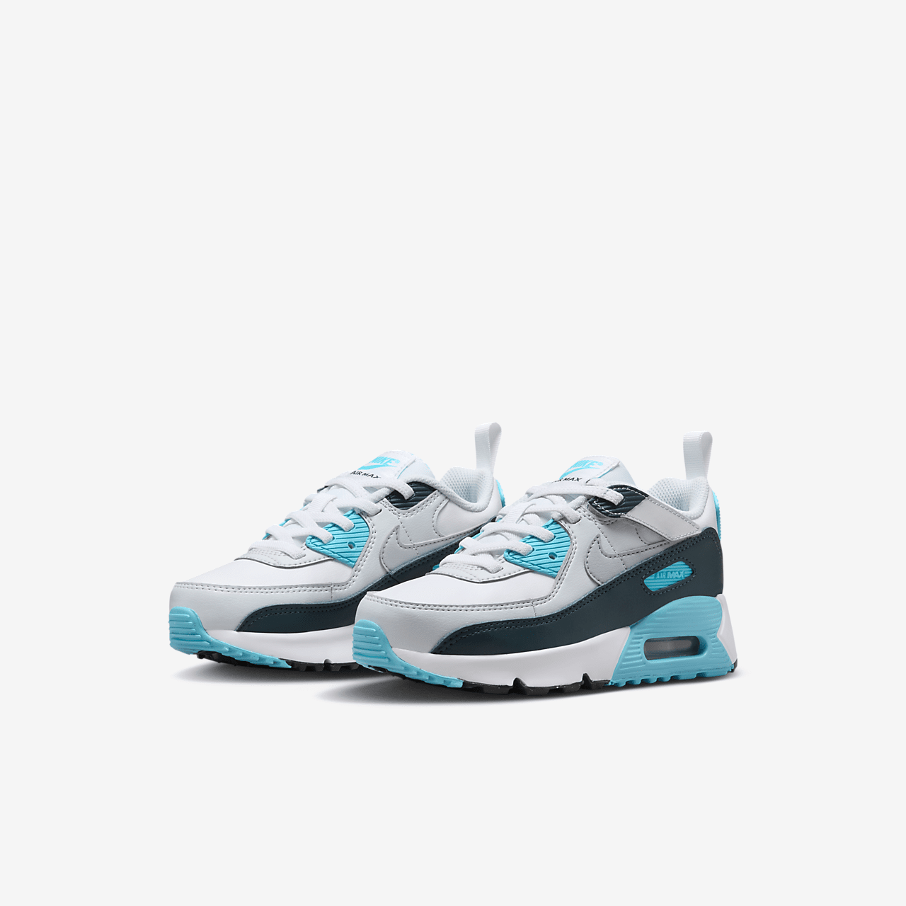 Nike Air max 90 sneaker Wit/Baltic Blue/Armory Navy/Wolf Grey