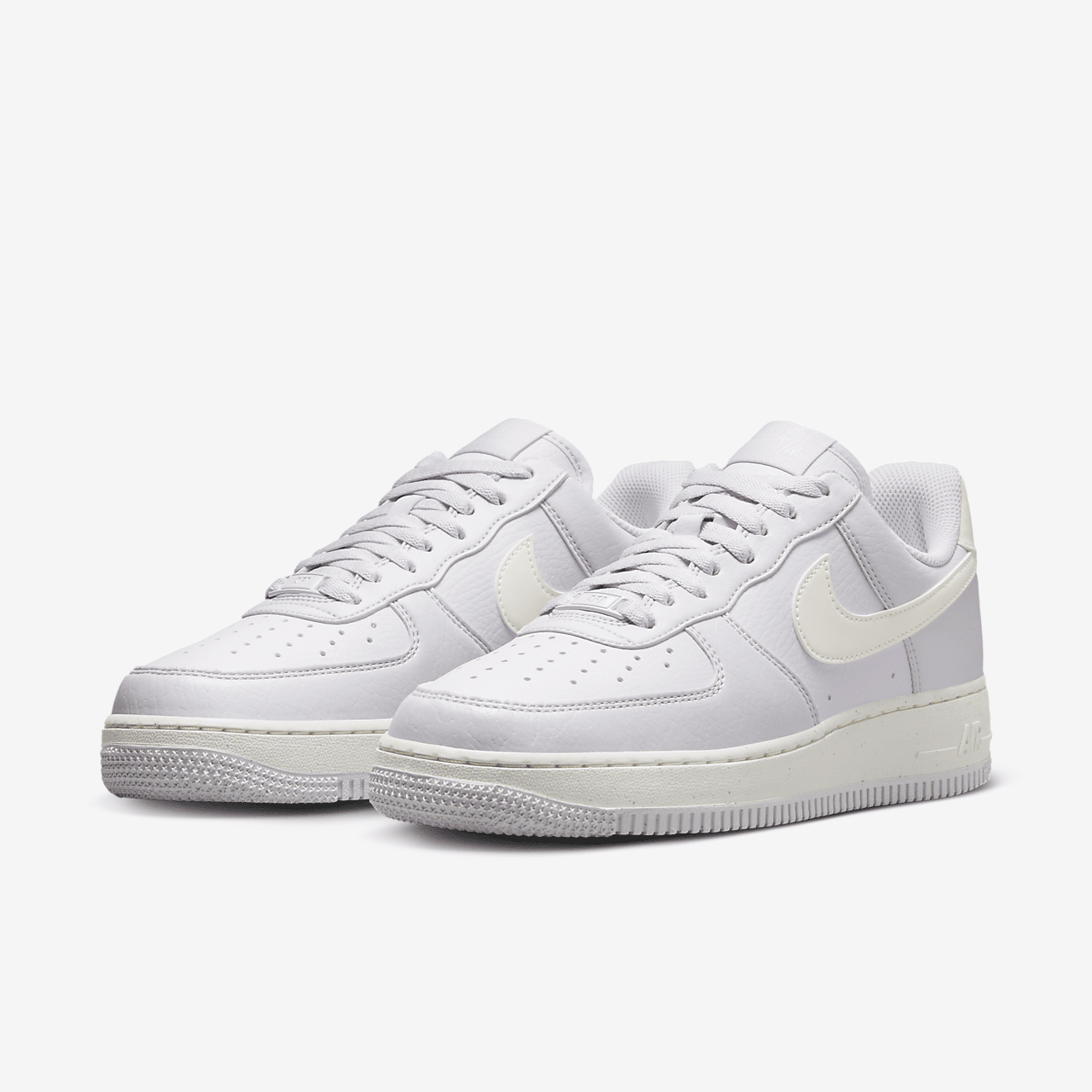 Nike Air Force 1 sneaker Barely Grape/Volt/Zwart/Sail