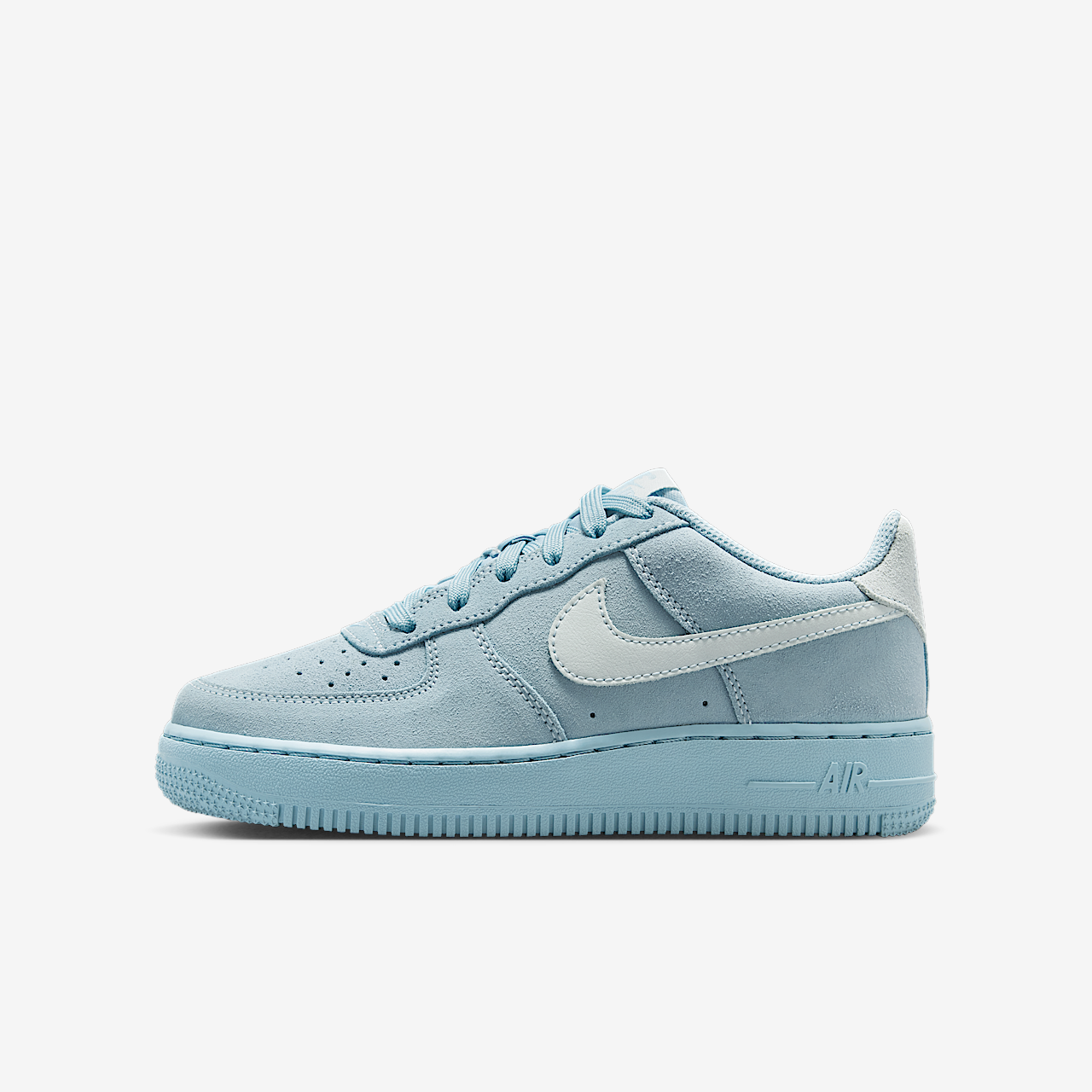 Nike Air Force 1 sneaker Light Armory Blue/Pure Platinum