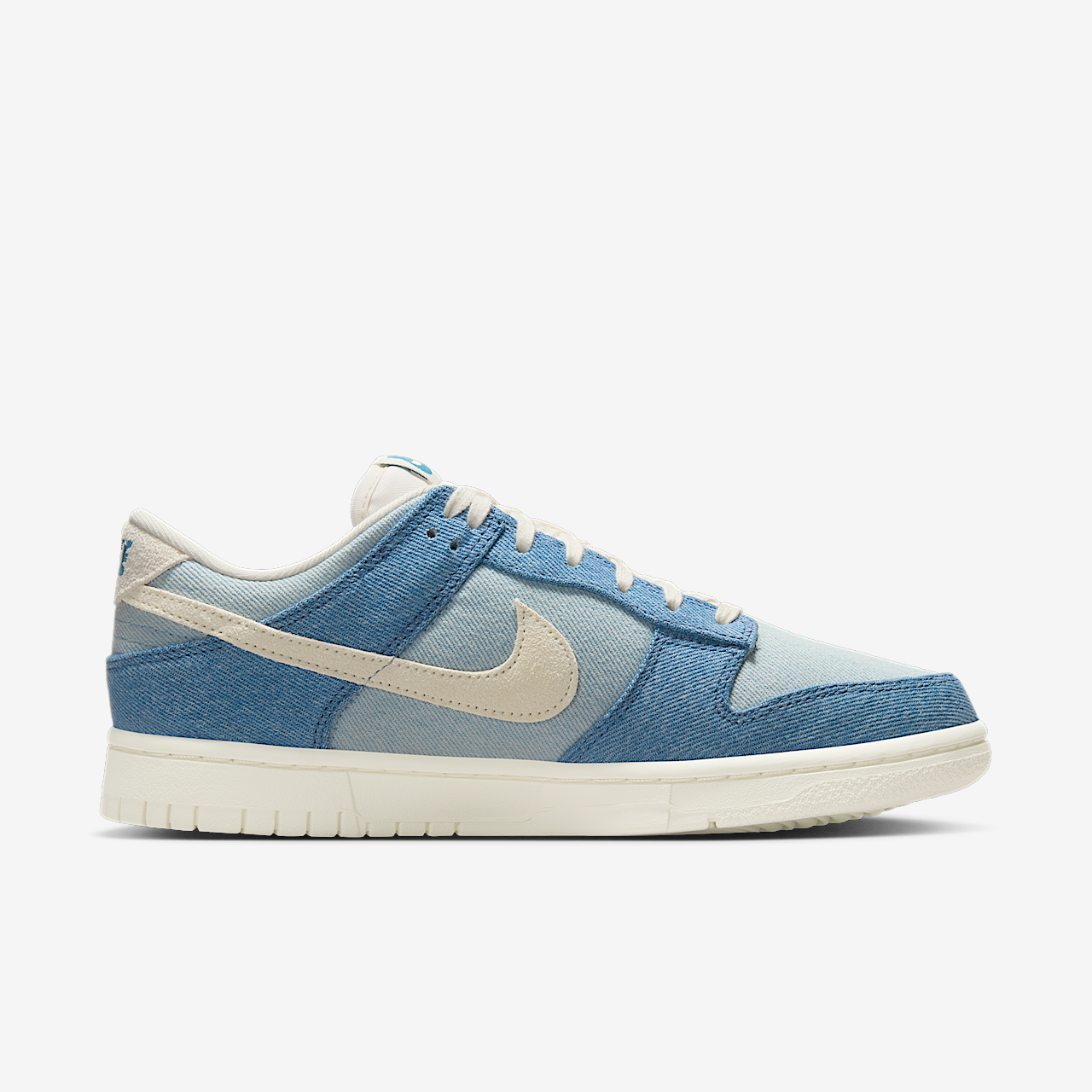 Nike Dunk Low sneaker Smokey Blue/Denim Turquoise/Ochre/Pale Ivory