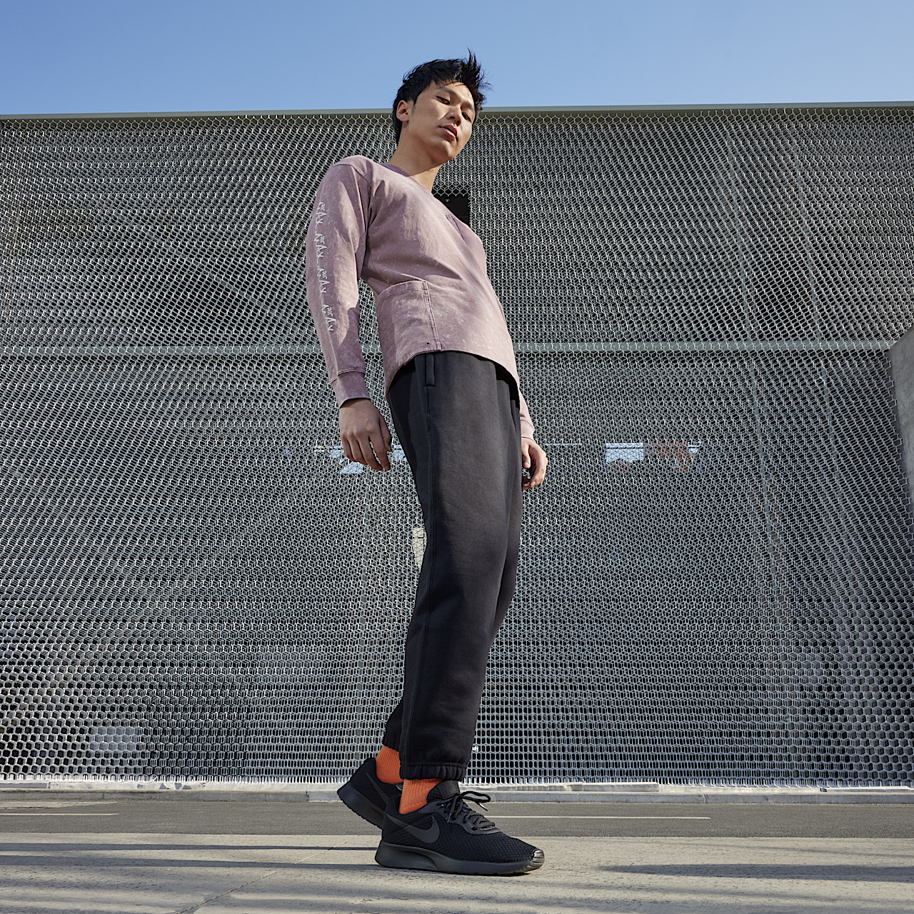 Nike Tanjun sneaker Zwart/Barely Volt/Zwart