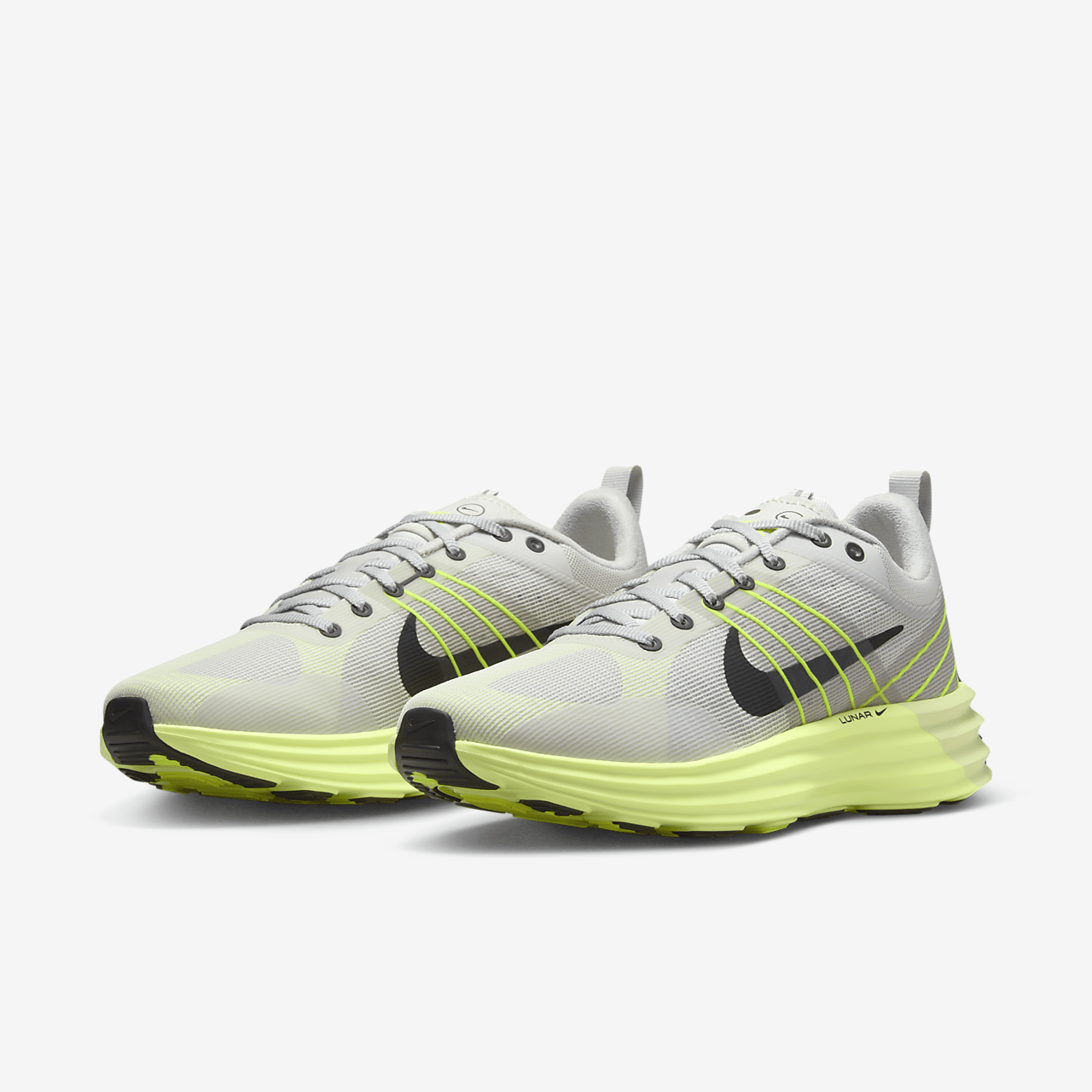 Nike  sneaker Neutral Grey/Volt/Photon Dust/Zwart