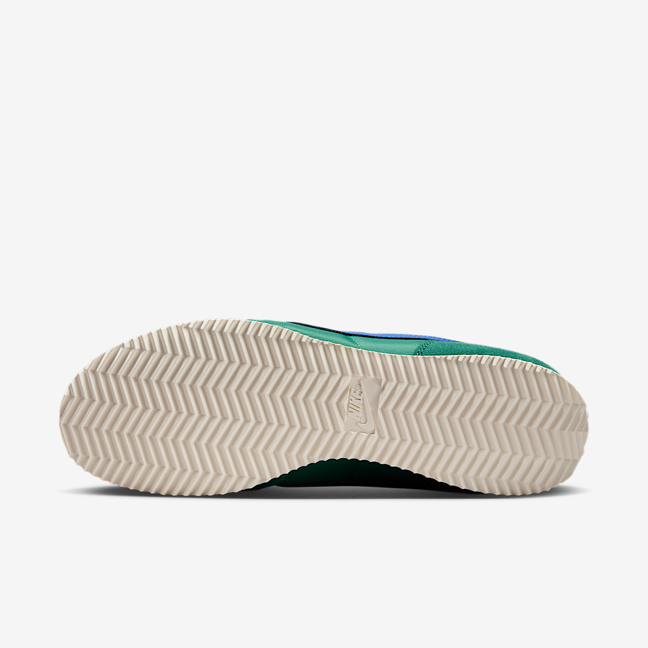 Nike Cortez sneaker Evergreen Aura/Sail/Wit/Hyper Royal