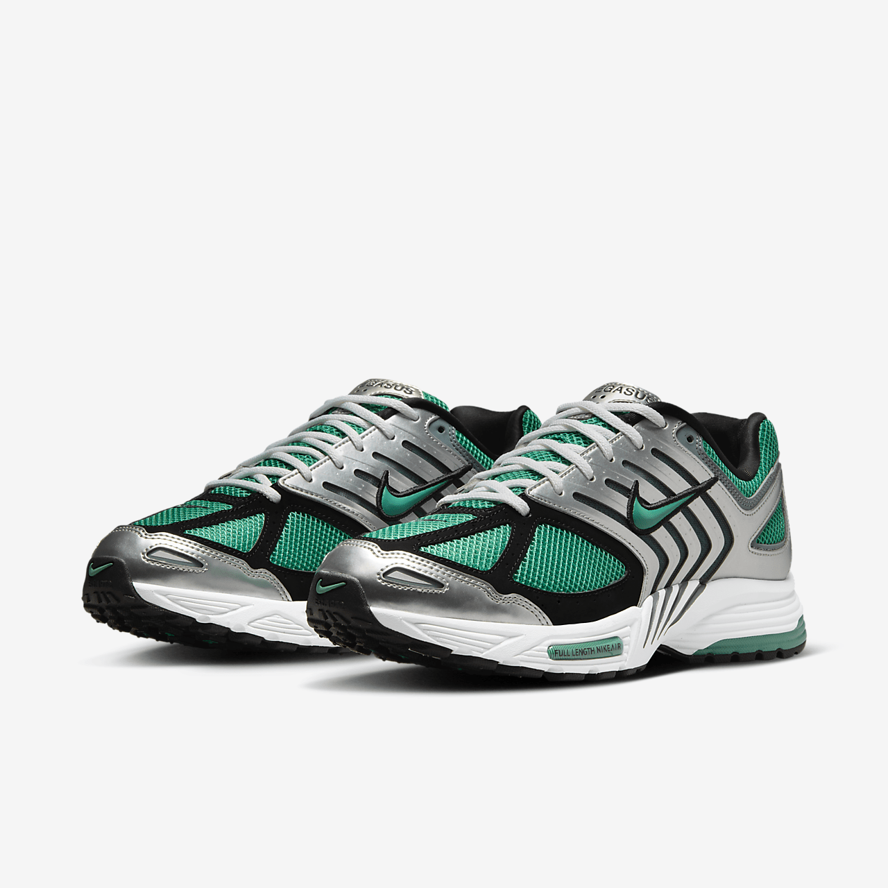 Nike Pegasus sneaker Metallic Silver/Zwart/Wit/Bicoastal