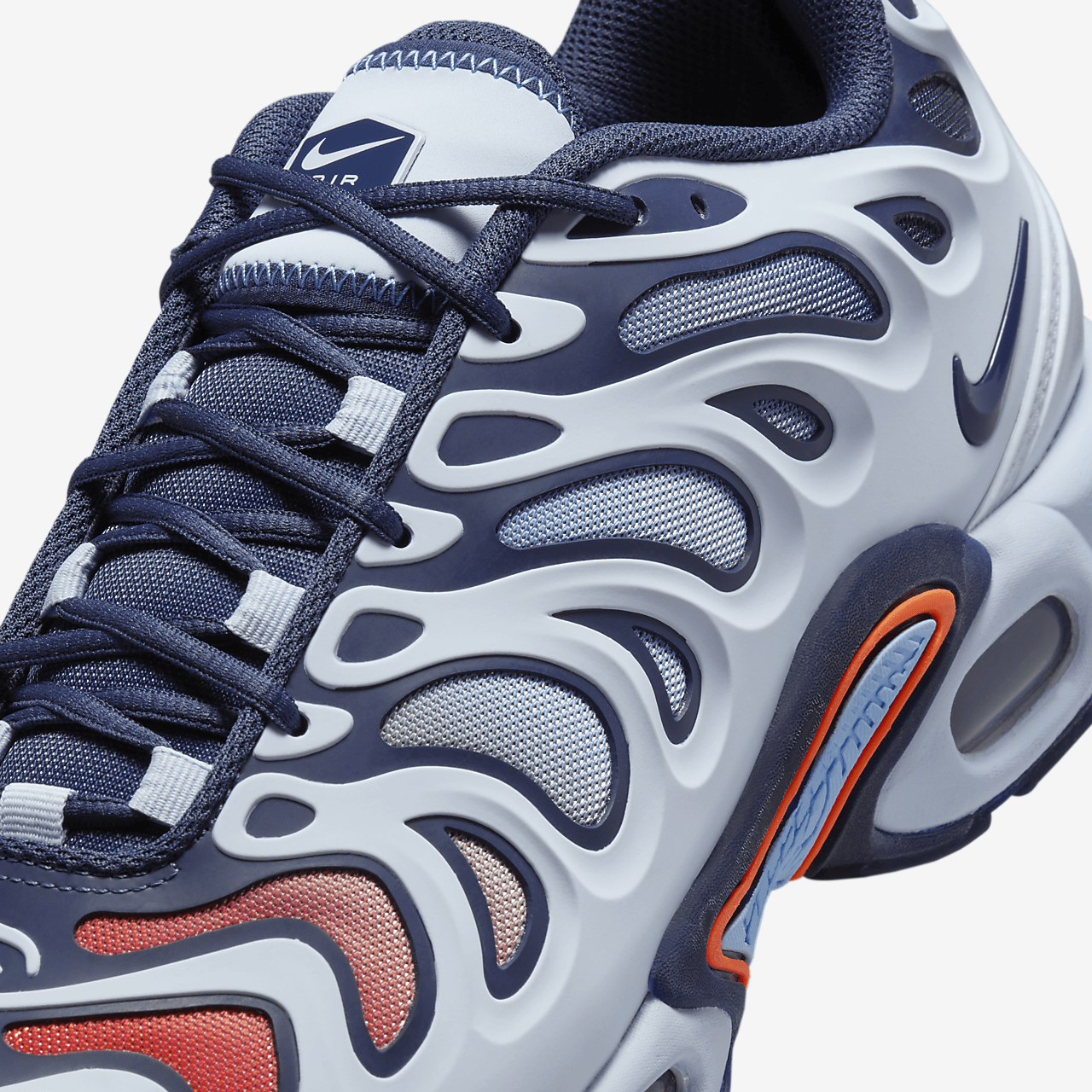 Nike Air Max Plus Drift sneaker Football Grey/Aquarius Blue/Total Orange/Thunder Blue