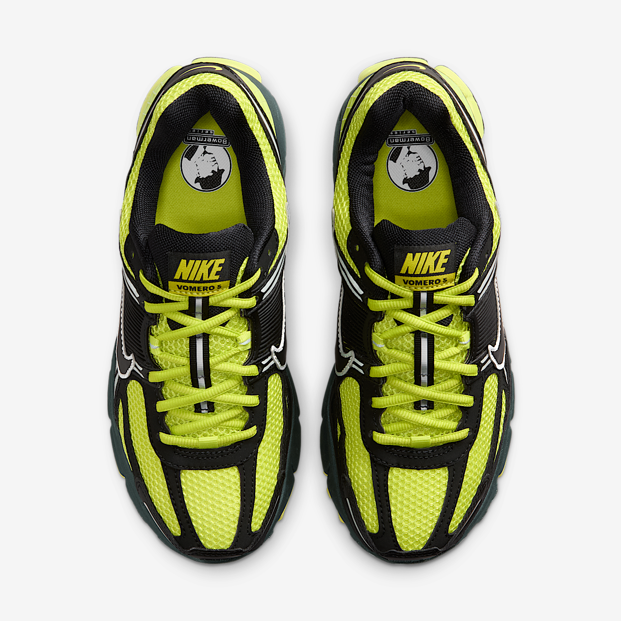 Nike Vomero sneaker Zwart/Metallic Platinum/Bright Cactus/Cyber
