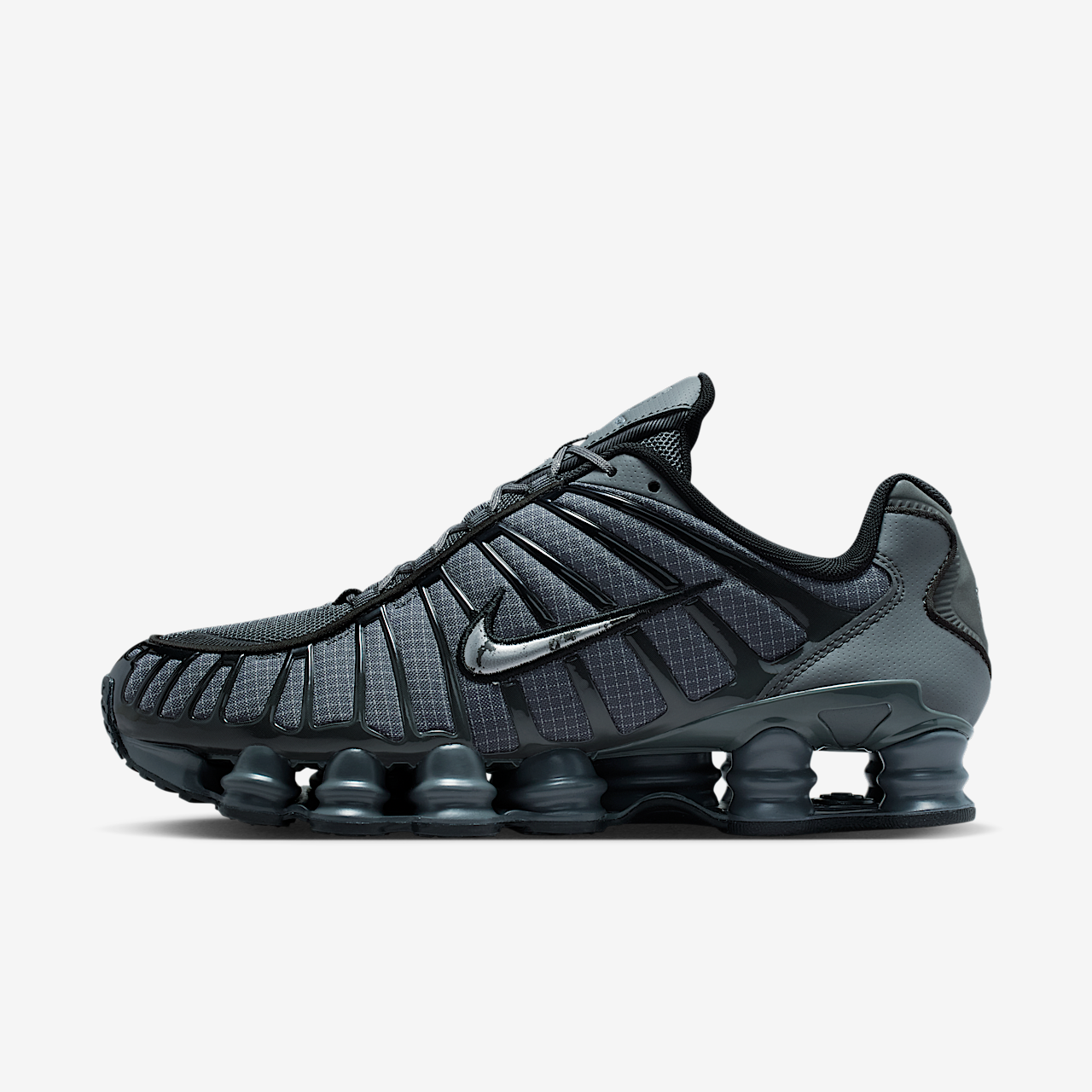 Nike Nike Shox sneaker Iron Grey/Zwart/Light Smoke Grey/Metallic Silver