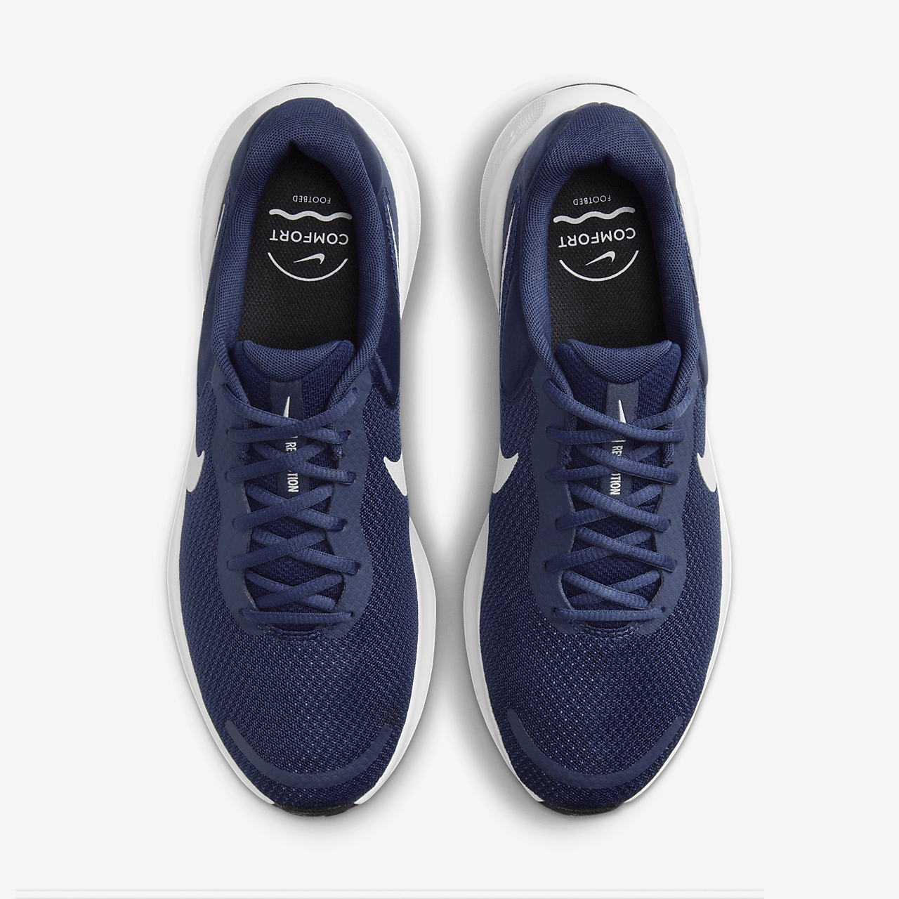 Nike  sneaker Midnight Navy/Zwart/Wit/Pure Platinum