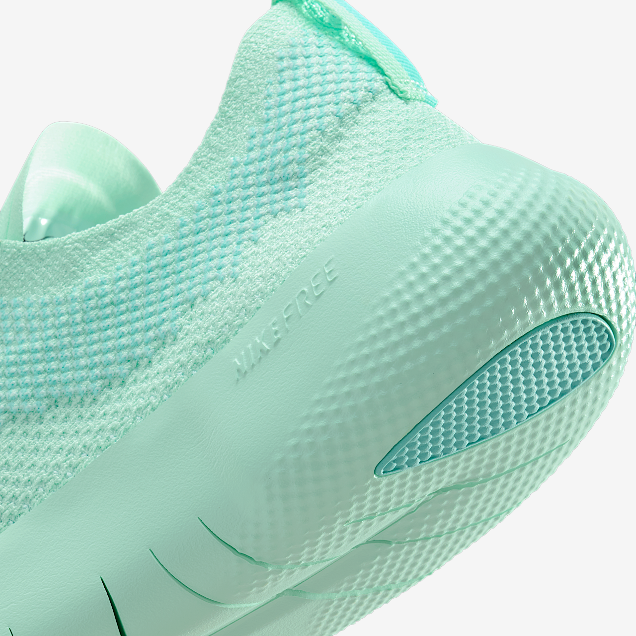 Nike Free sneaker Mint Foam/Glacier Blue/Bleached Turquoise