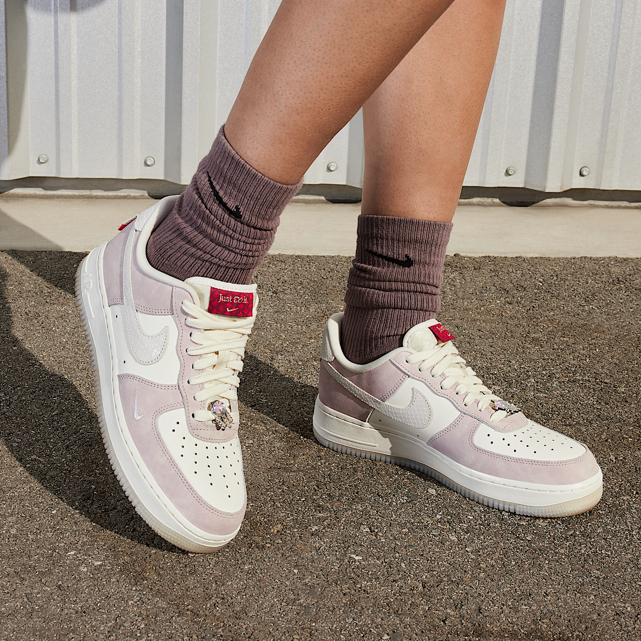 Nike Air Force 1 sneaker Sail/Sail/Platinum Violet/Sail