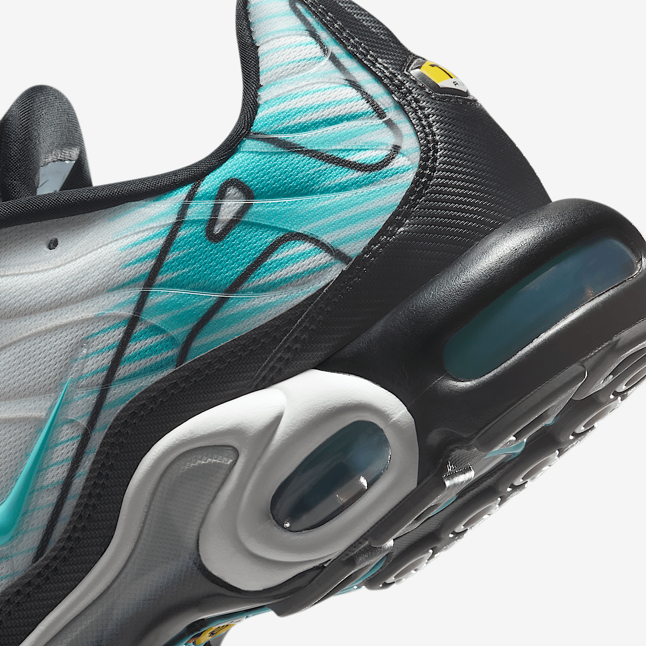 Nike Air Max Plus sneaker Summit White/Zwart/Iron Grey/Aurora Green