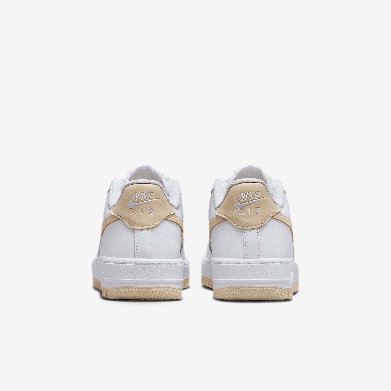 Nike Air Force 1 sneaker Wit/Wit/Light Khaki