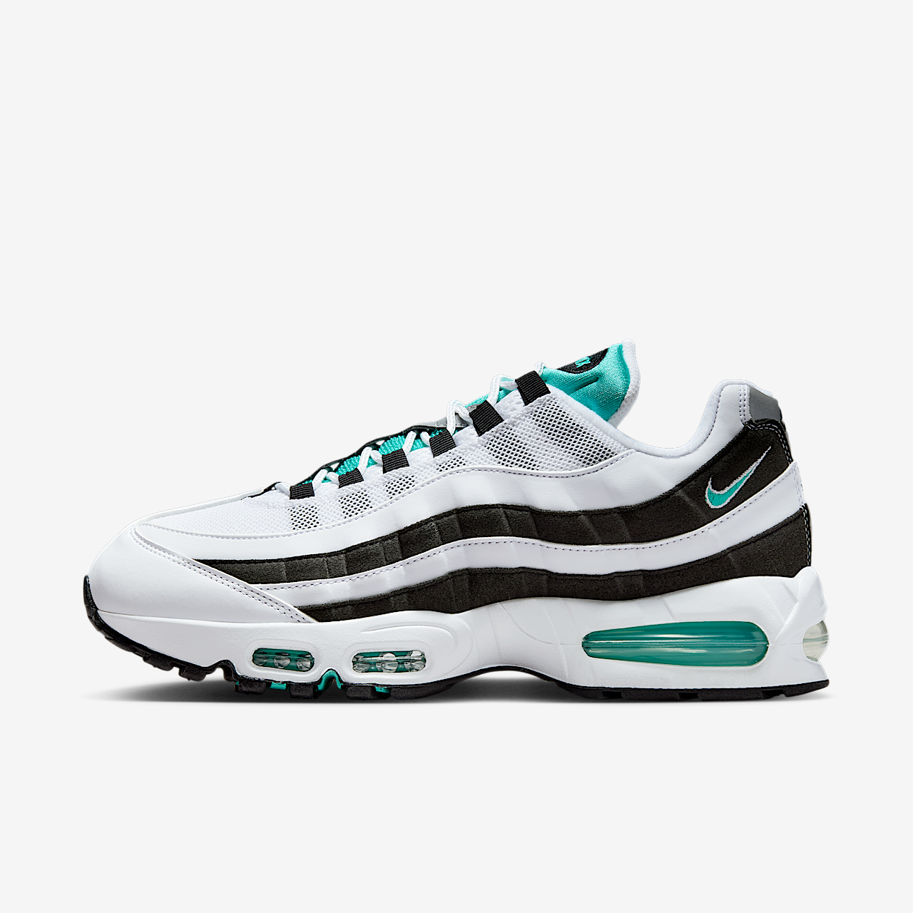 Nike Air Max sneaker Wit/Zwart/Metallic Silver/Hyper Jade