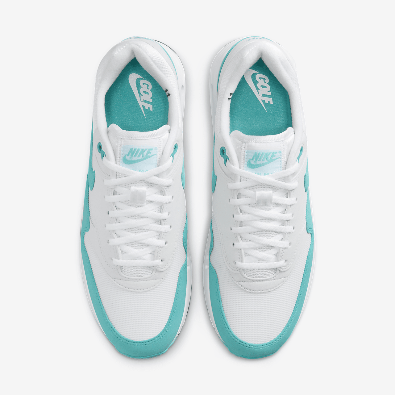 Nike Air Max 1 sneaker Wit/Pure Platinum/Zwart/Dusty Cactus