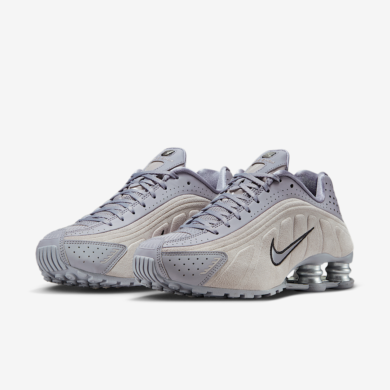 Nike Nike Shox sneaker Cement Grey/College Grey/Metallic Silver/Zwart