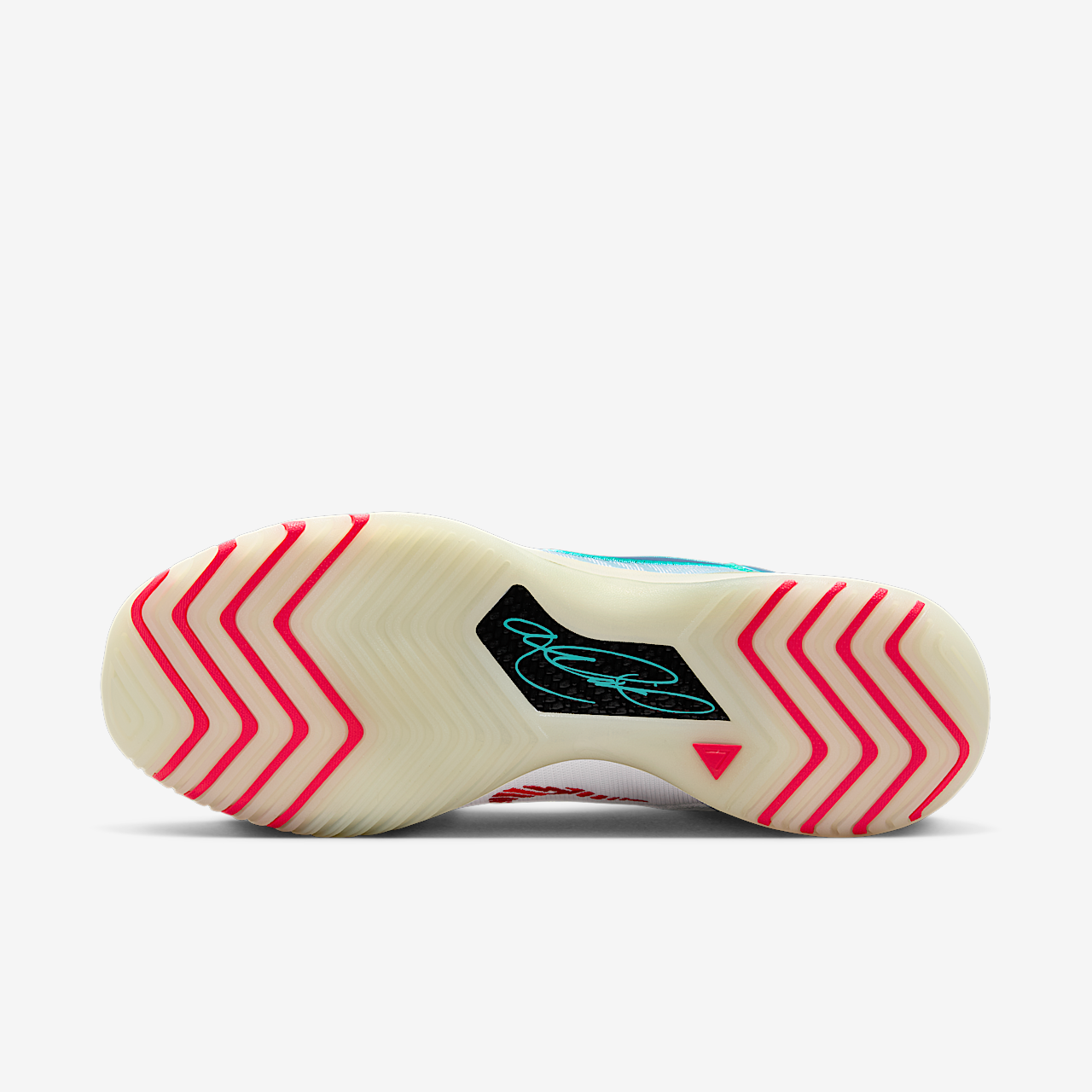 Nike LeBron sneaker Wit/Aurora Green/Siren Red/Aegean Storm