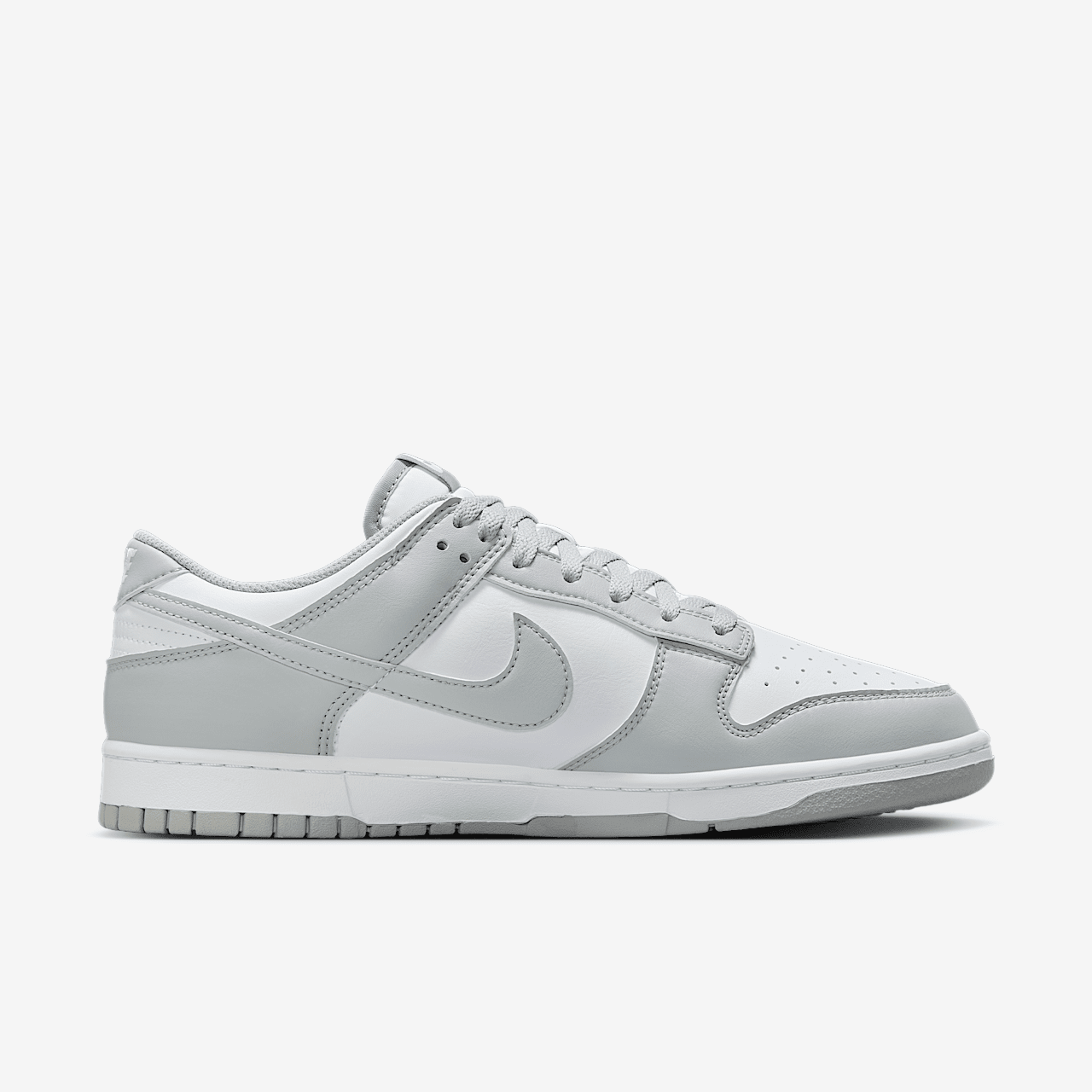 Nike Dunk Low sneaker Wit/Wit/Light Smoke Grey