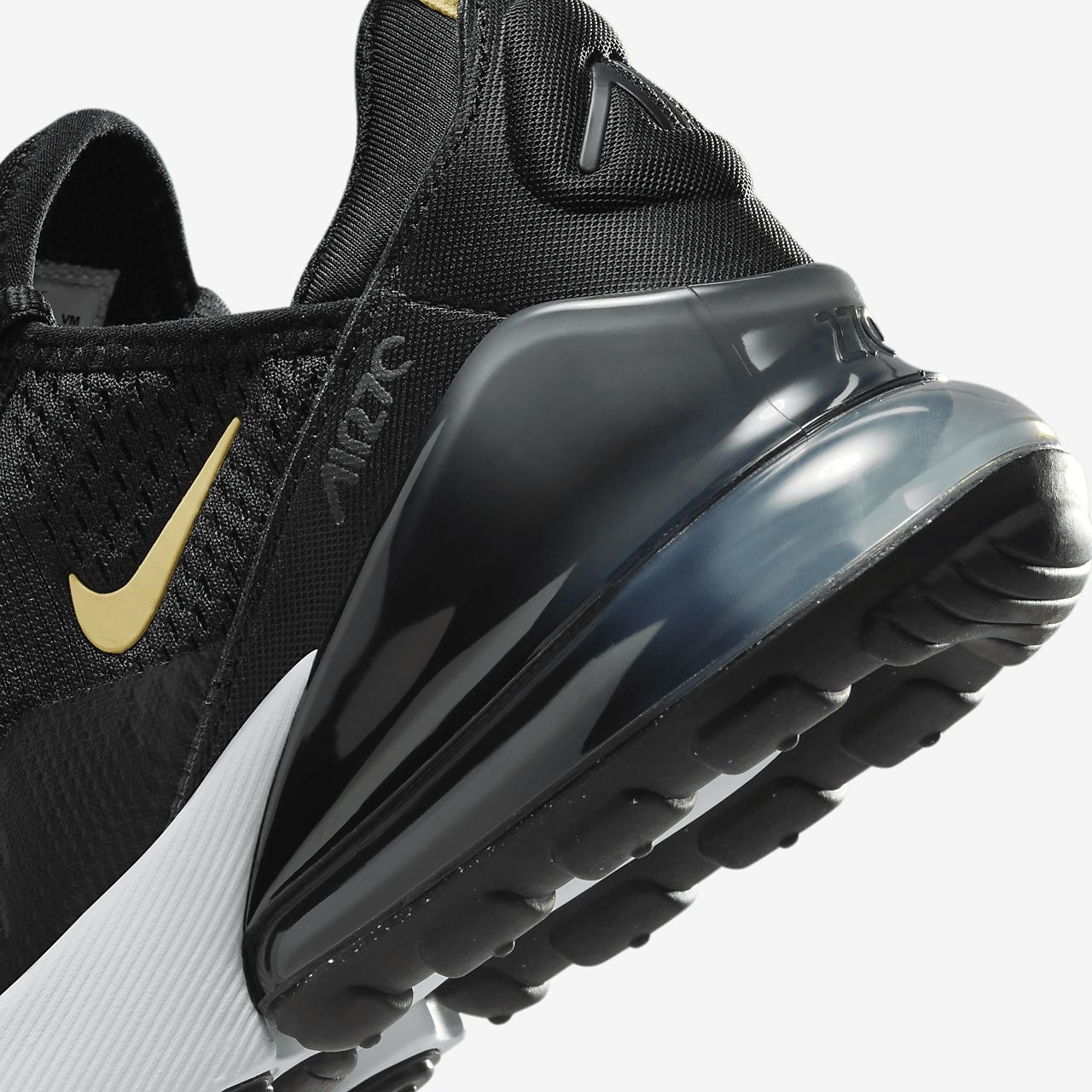 Nike Air max 270 sneaker Zwart/Gym Red/Wit/Saturn Gold