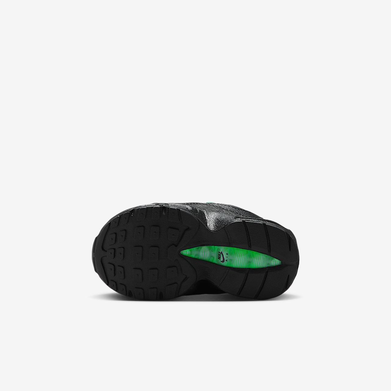 Nike Air Max 95 sneaker Zwart/Zwart/Pearl Grey/Green Shock