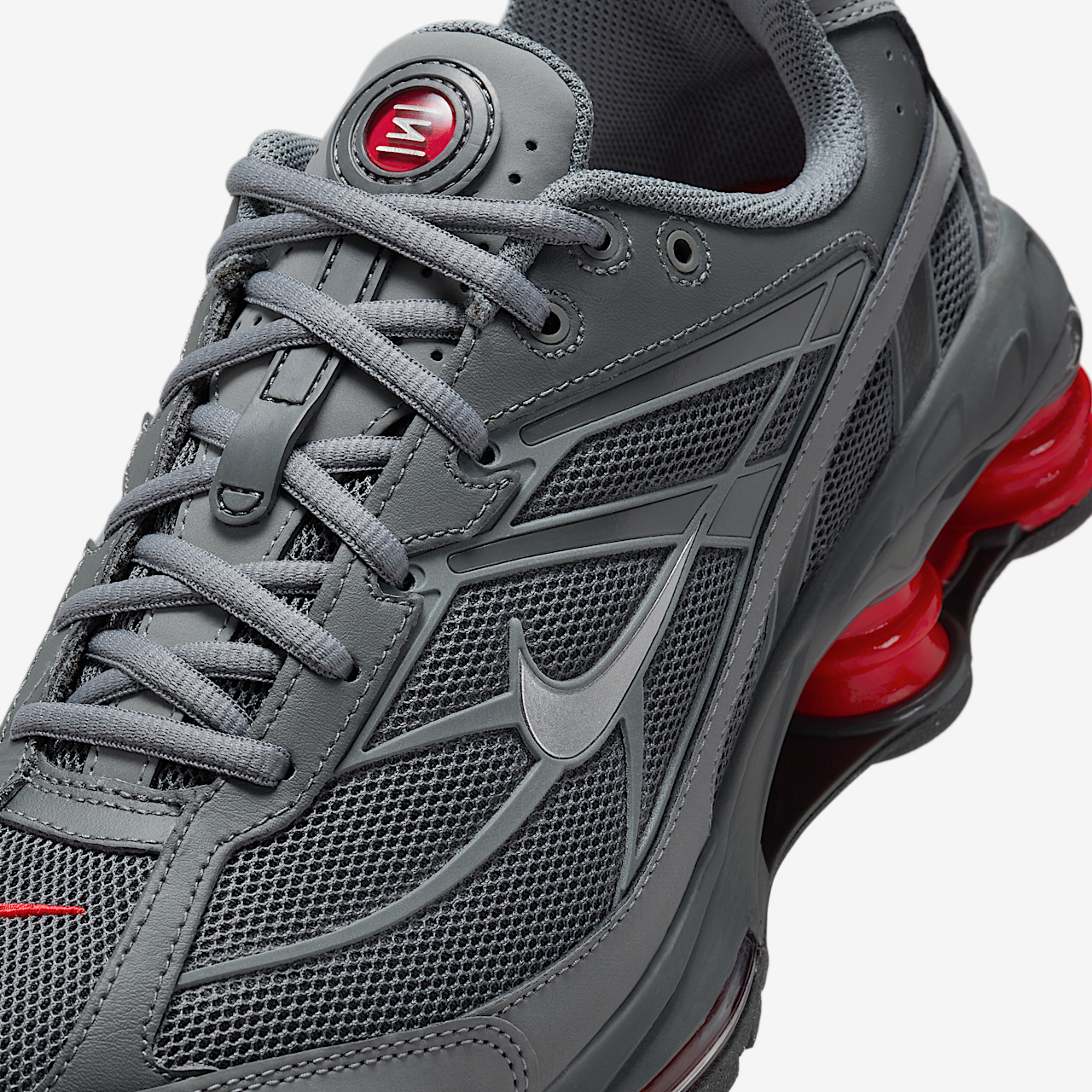 Nike Nike Shox sneaker Smoke Grey/University Red/Iron Grey/Metallic Silver