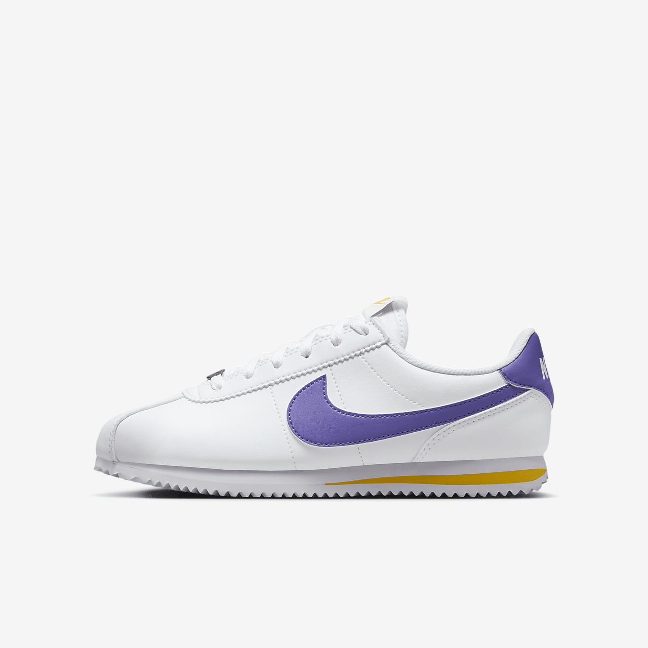 Nike Cortez sneaker Wit/Varsity Maize/Varsity Purple