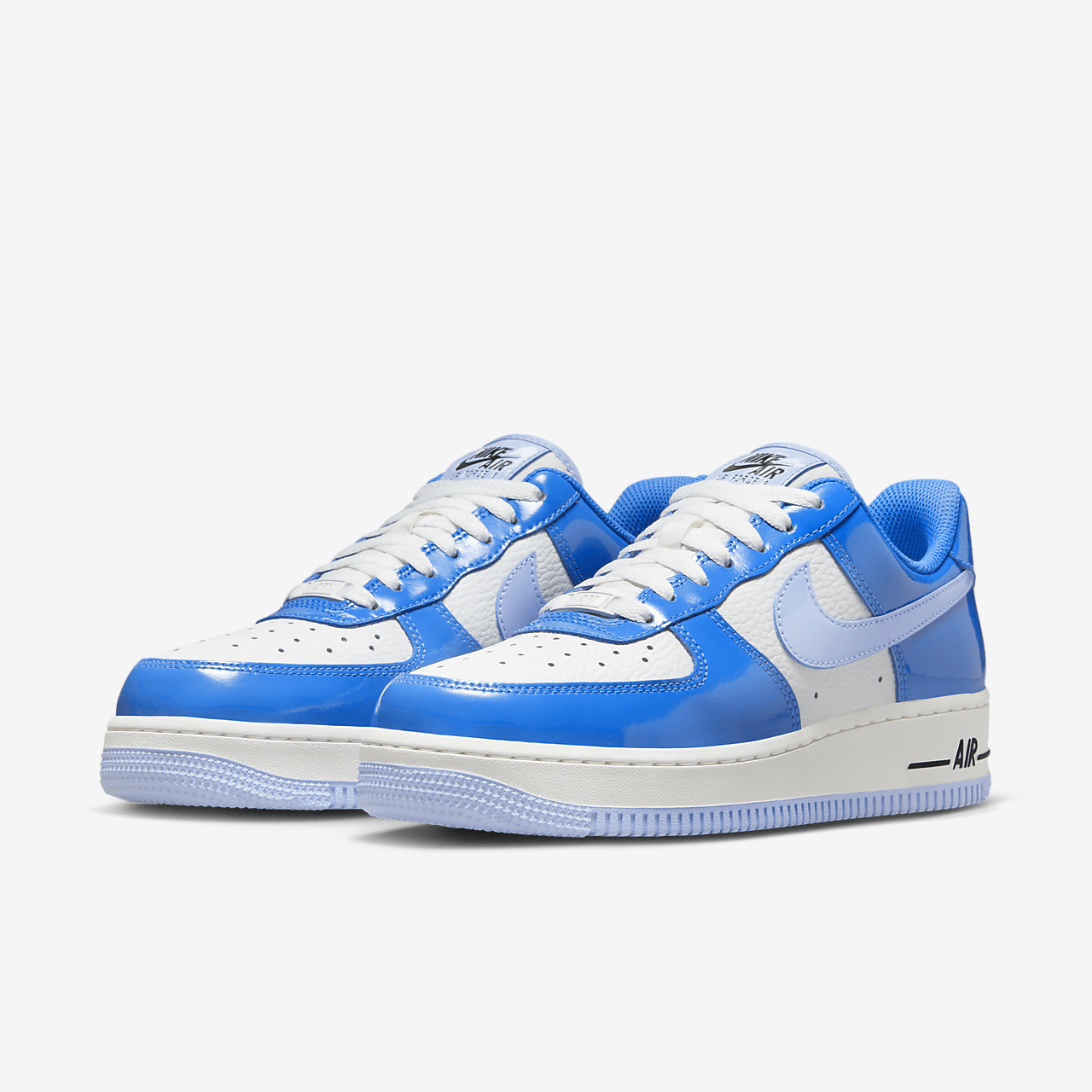 Nike Air Force 1 sneaker Cobalt Bliss/Summit White/Zwart/Light Photo Blue