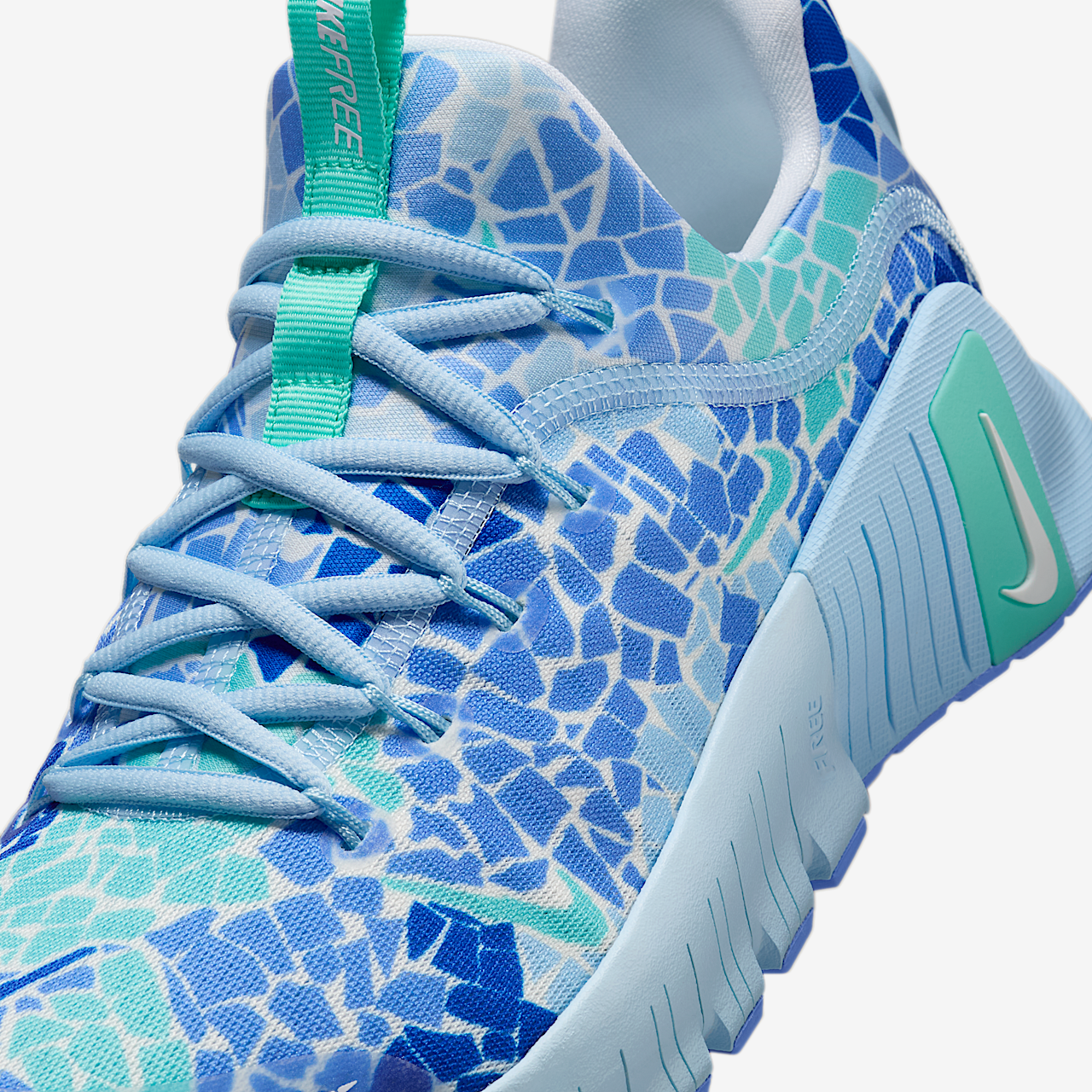 Nike Free sneaker Ice Blue/Royal Pulse/Racer Blue/Wit
