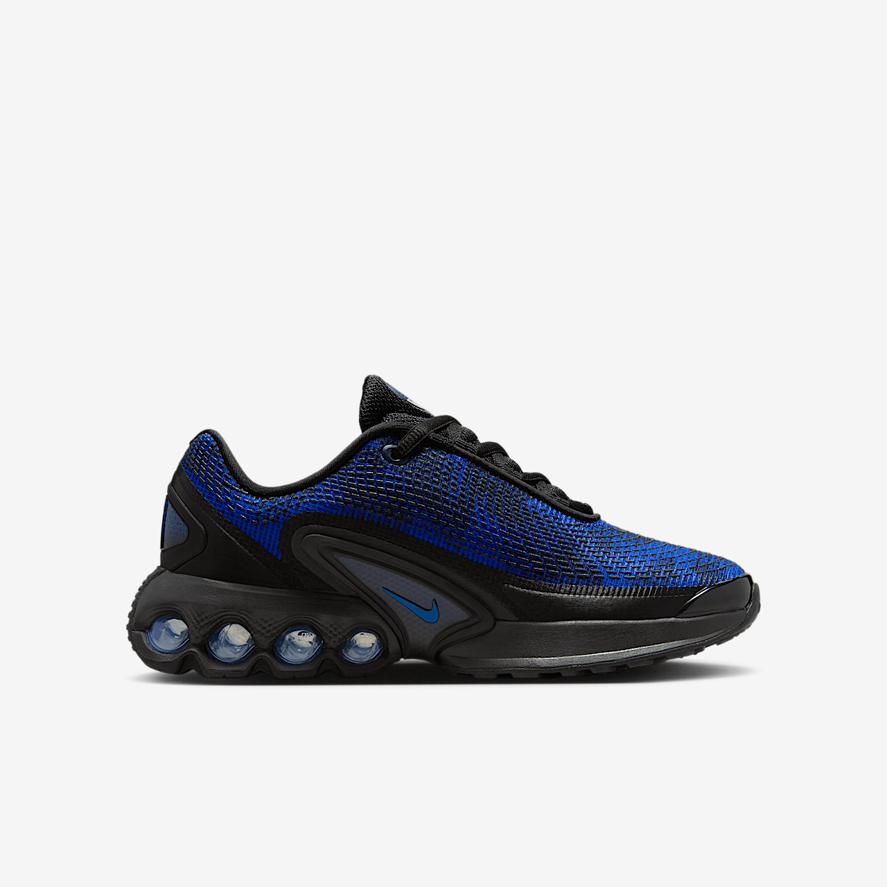 Nike Air Max DN sneaker Zwart/Obsidian/Game Royal/Metallic Silver