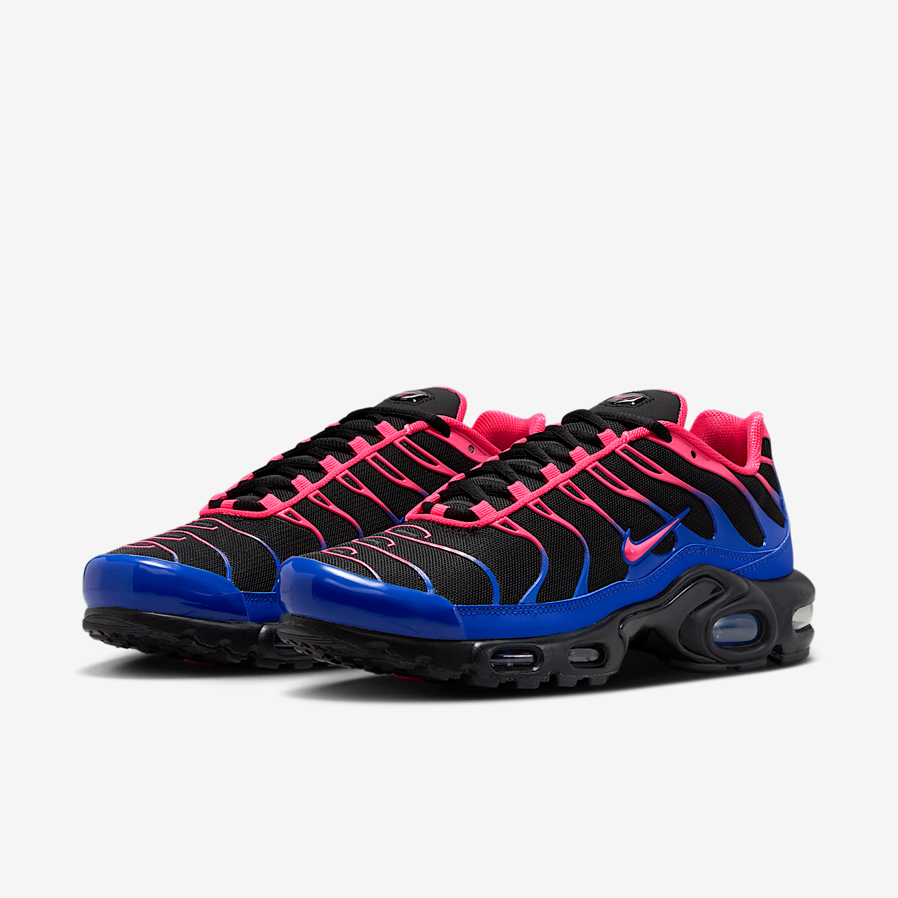 Nike Air Max Plus sneaker Zwart/Racer Blue/Salsa Red/Hyper Pink