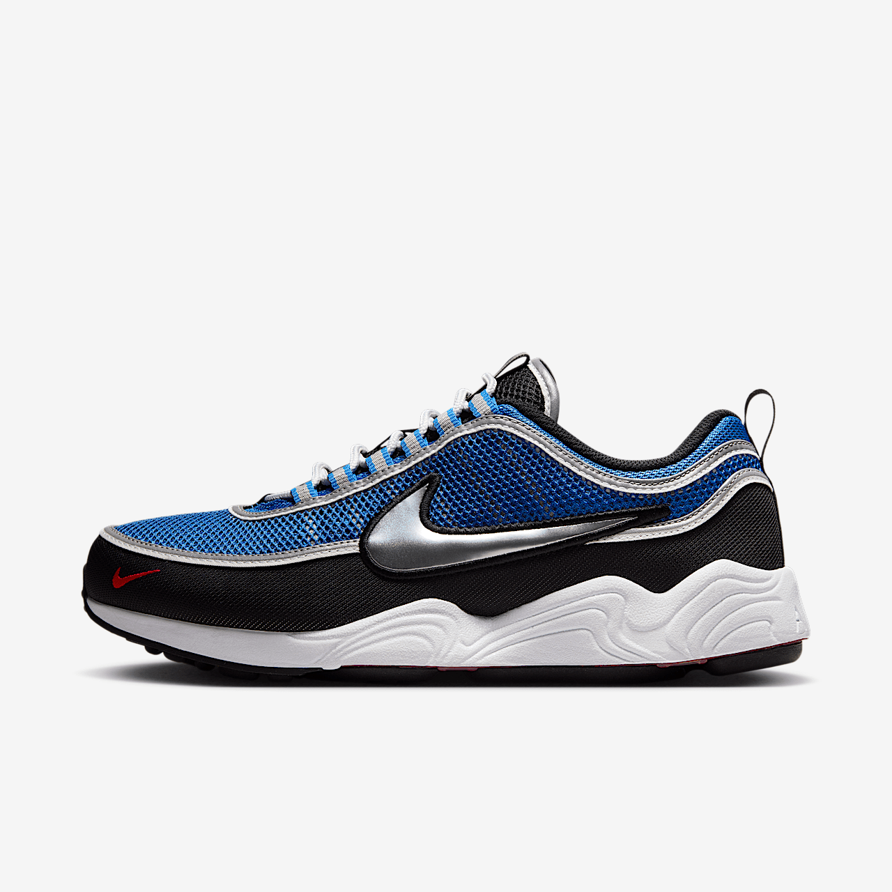 Nike  sneaker Signal Blue/Zwart/Wit/Metallic Luster