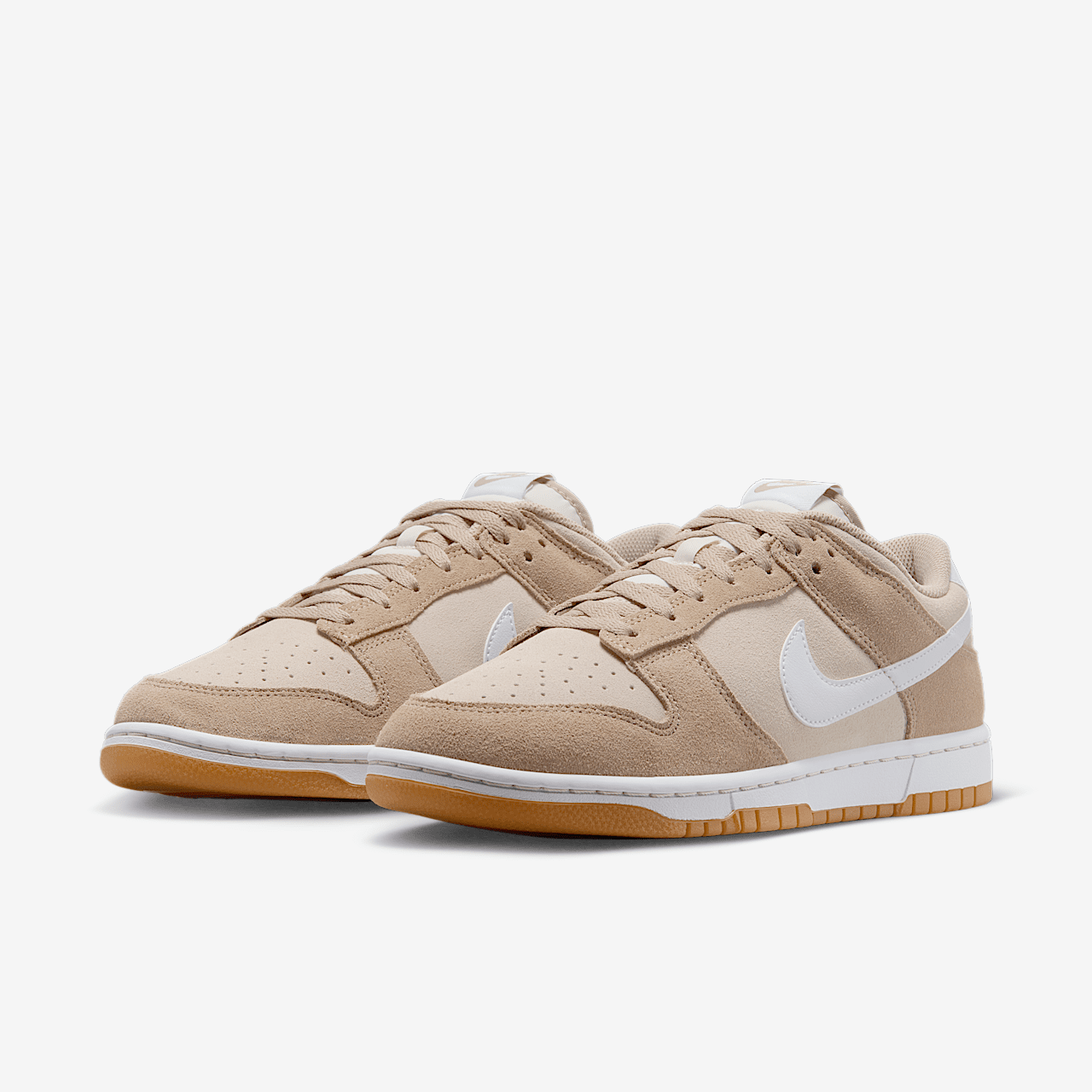 Nike Dunk Low sneaker Pale Ivory/Light Orewood Brown/Gum Light Brown/Wit