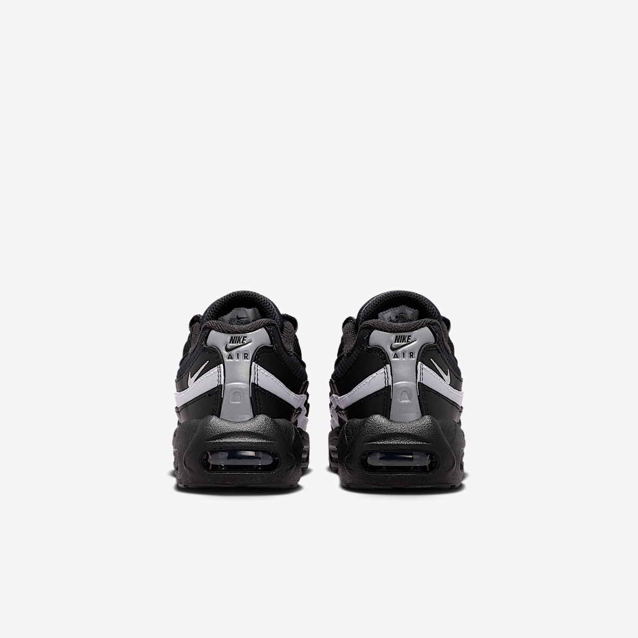 Nike Air Max 95 sneaker Zwart/Zwart/Wit/Metallic Silver