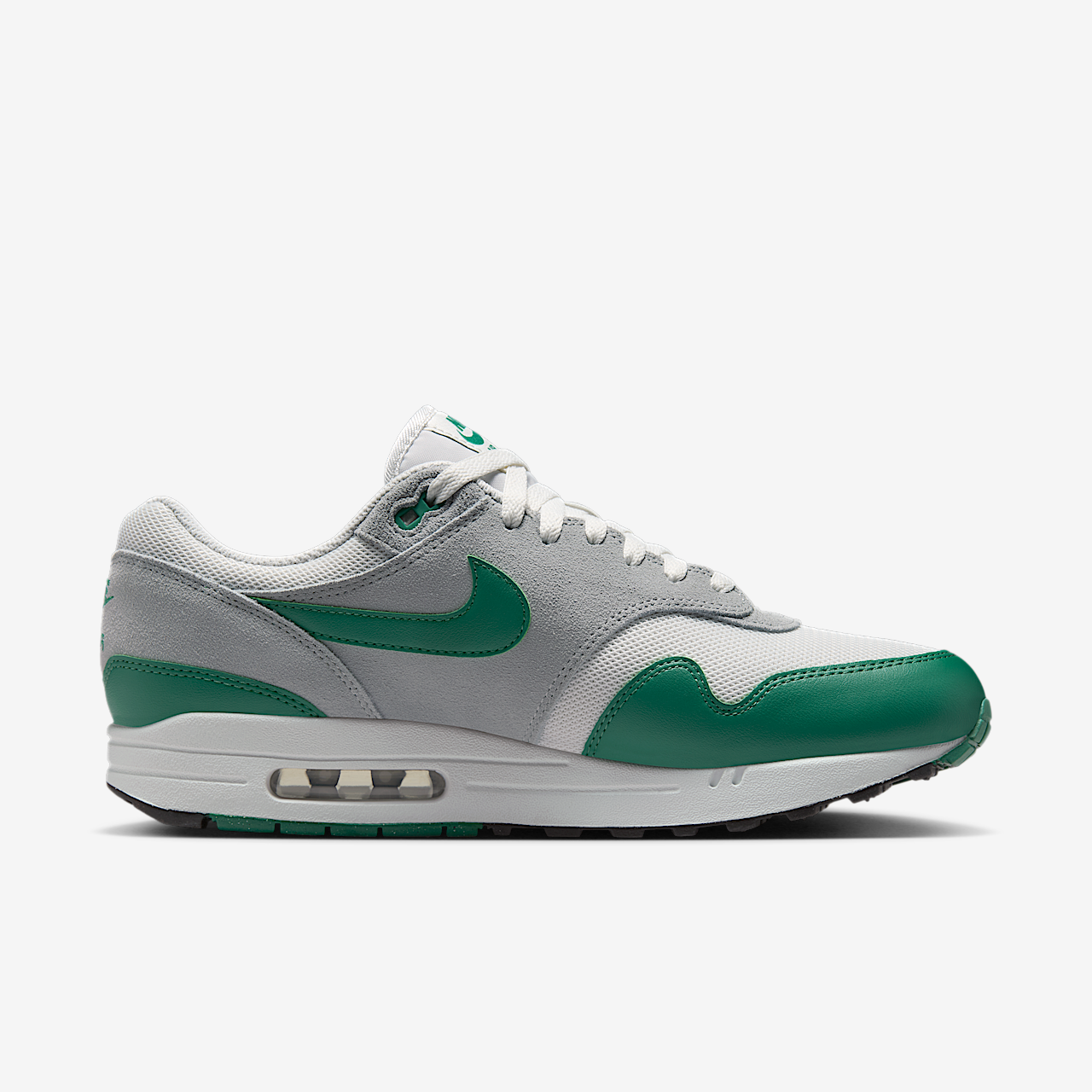 Nike Air Max 1 sneaker Platinum Tint/Light Smoke Grey/Evergreen Aura