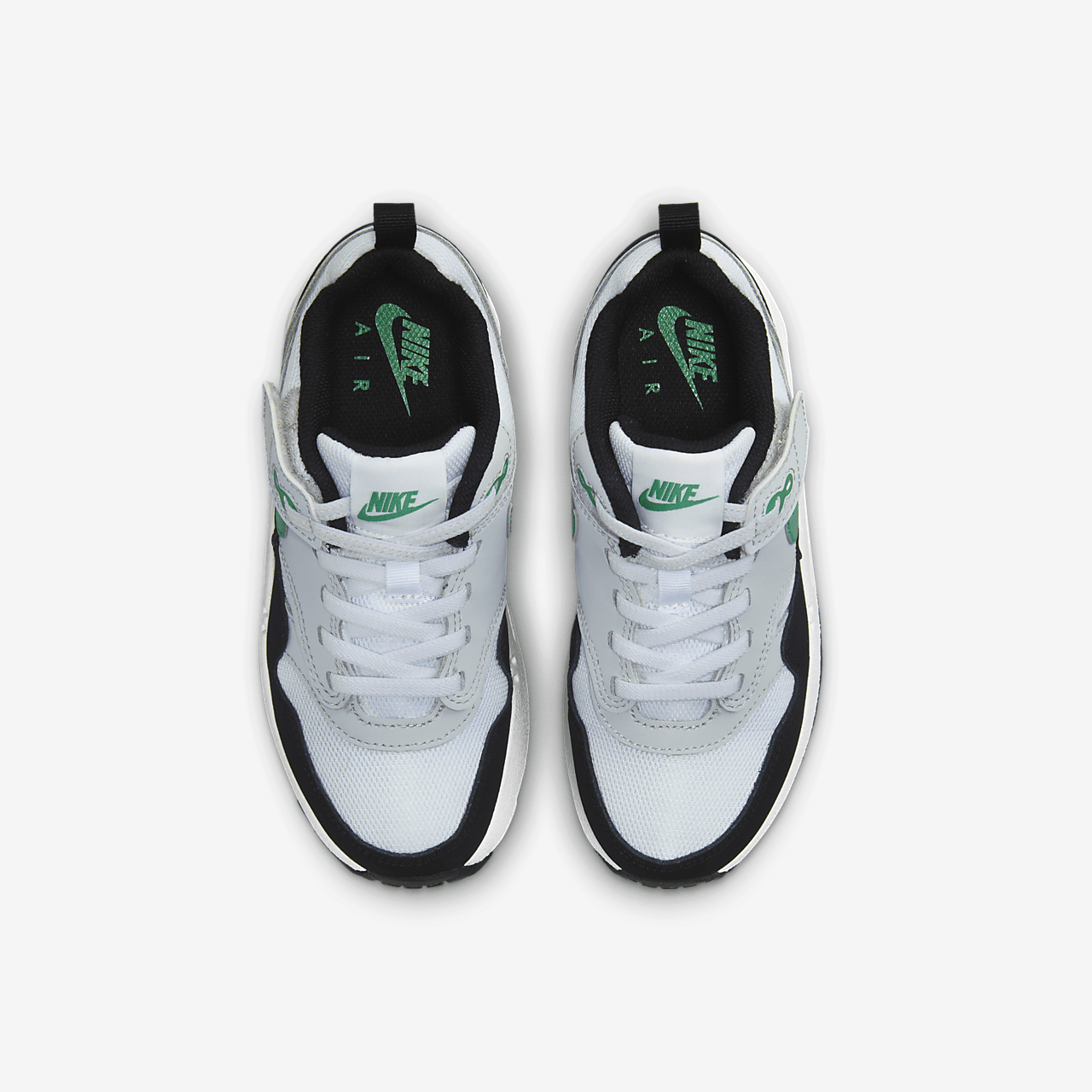 Nike Air Max 1 sneaker Wit/Pure Platinum/Zwart/Stadium Green
