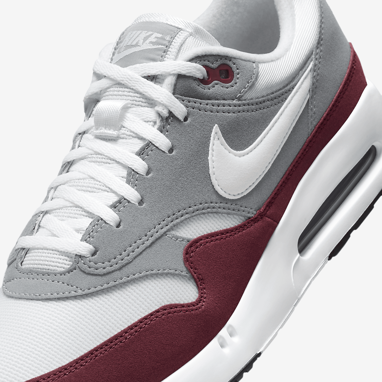 Nike Air Max 1 sneaker Team Red/Cool Grey/Zwart/Wit