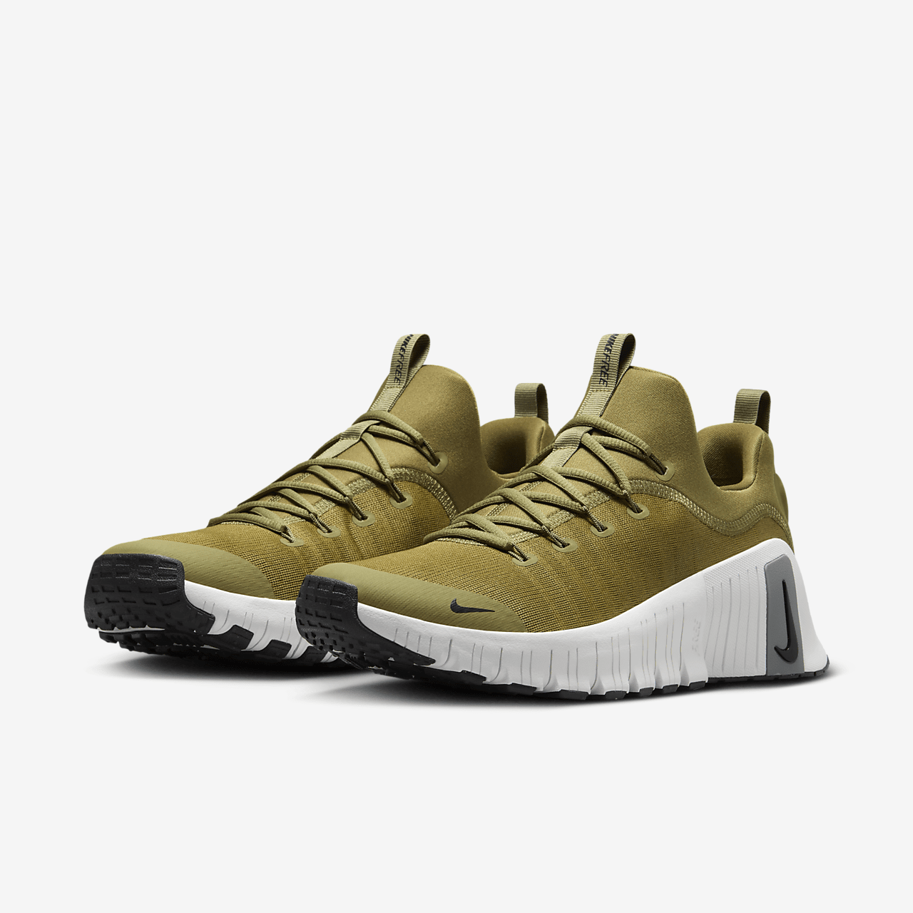 Nike Free sneaker Pacific Moss/Cool Grey/Summit White/Zwart