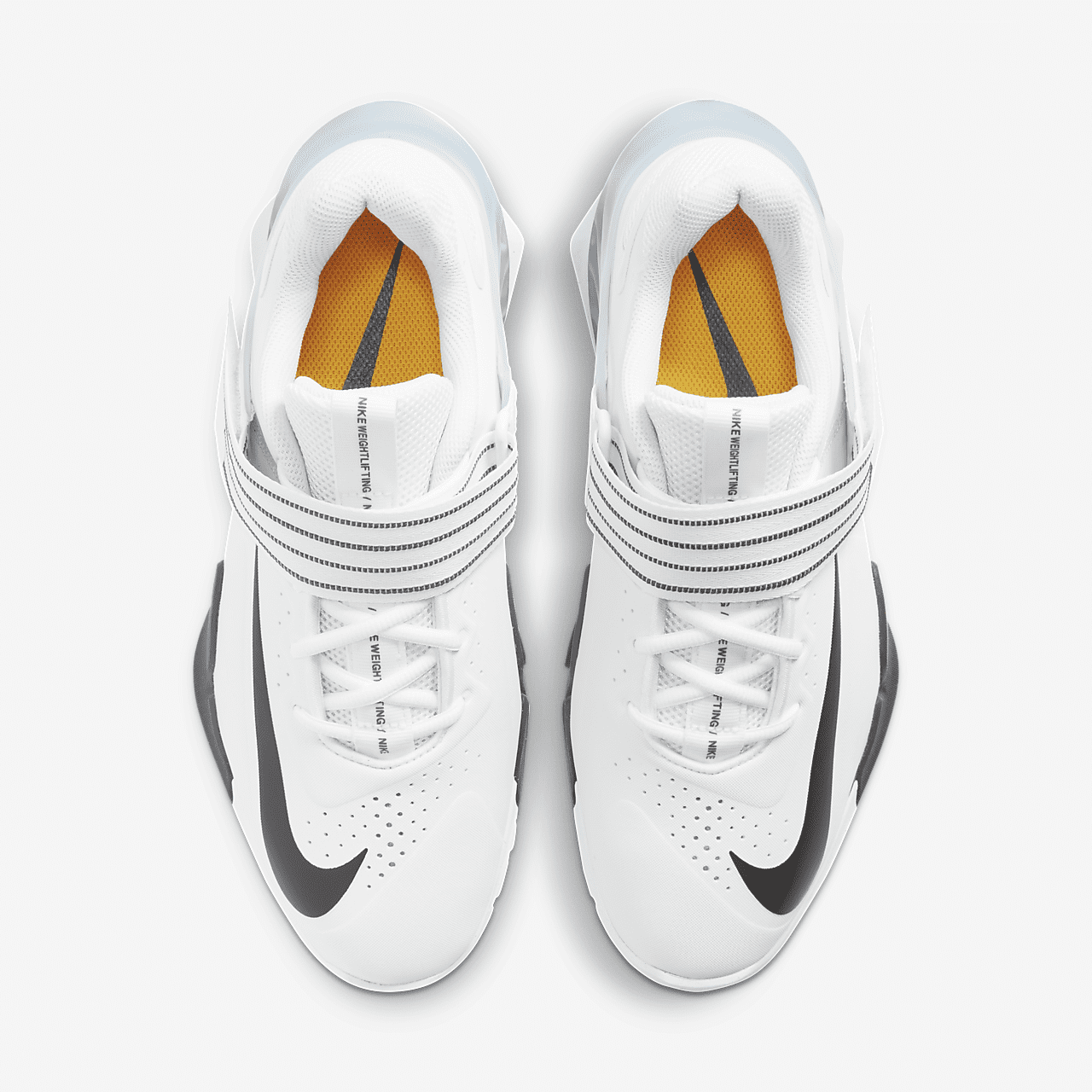 Nike  sneaker Wit/Iron Grey/Laser Orange/Zwart