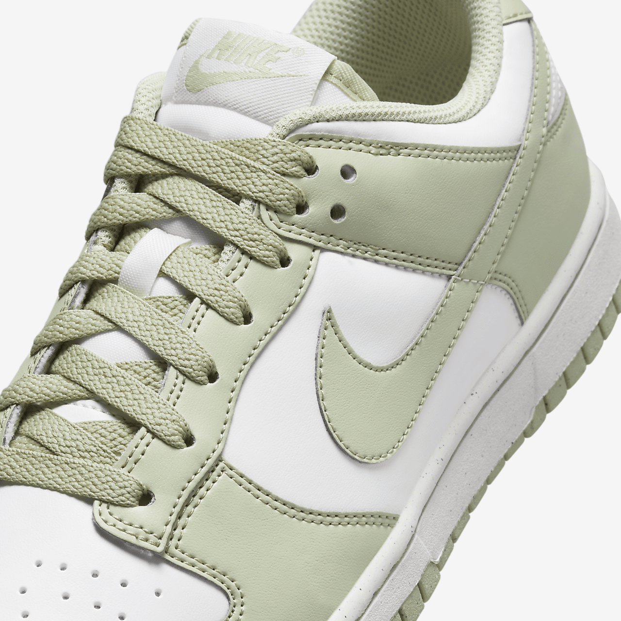 Nike Dunk Low sneaker Olive Aura/Coconut Milk/Wit/Sail