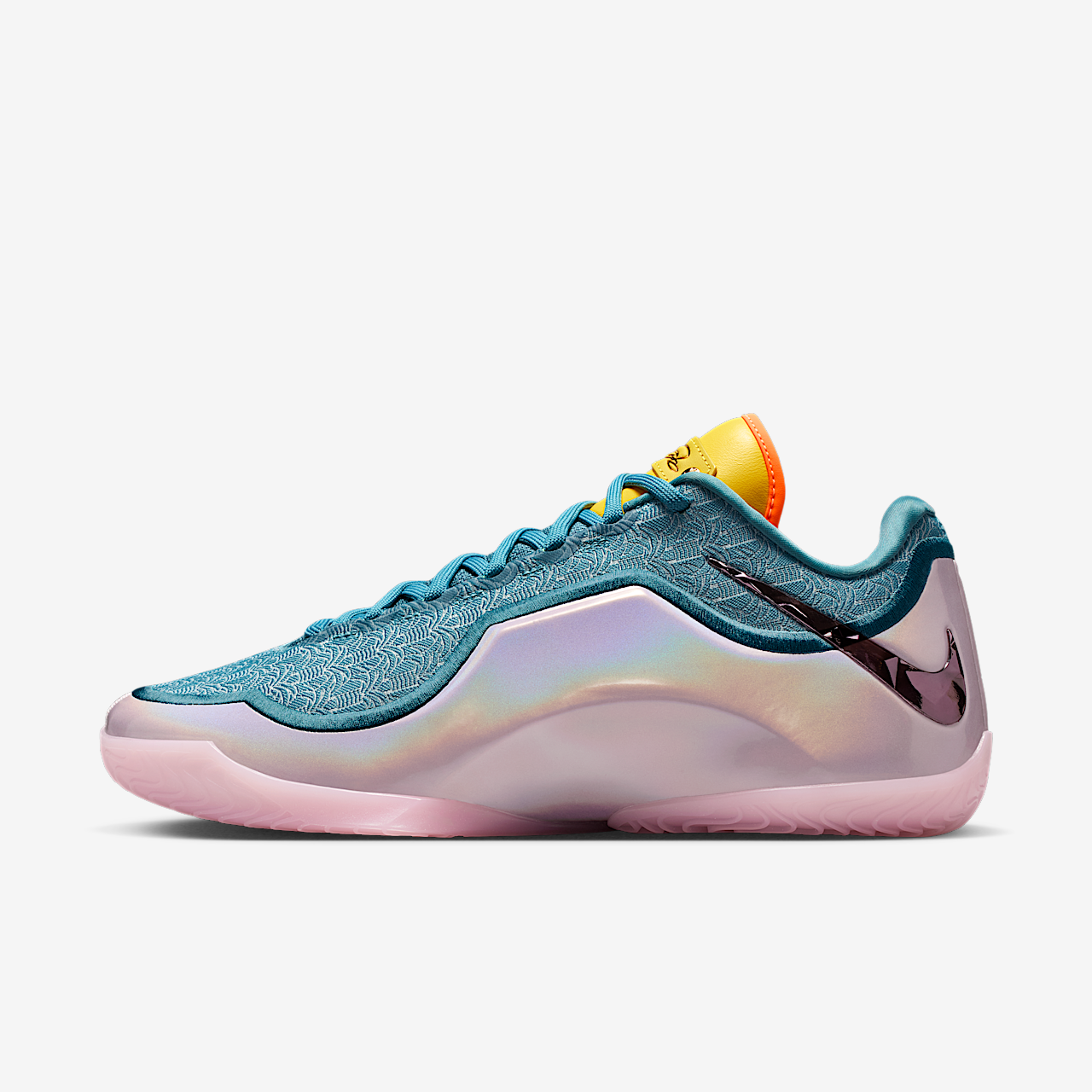 Nike LeBron sneaker Smokey Blue/Lightning/Total Orange/Meerkleurig