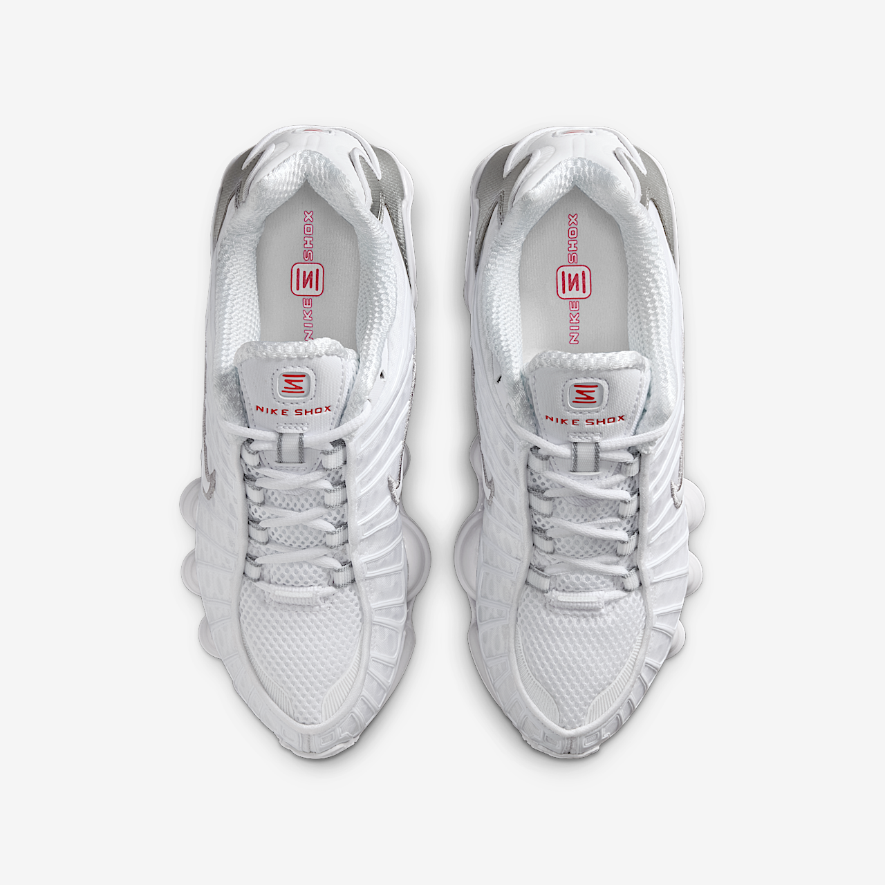 Nike Nike Shox sneaker Wit/Metallic Silver/Max Orange/Wit