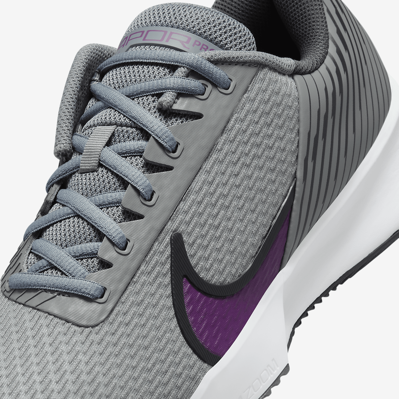 Nike  sneaker Smoke Grey/Dark Smoke Grey/Zwart/Sangria