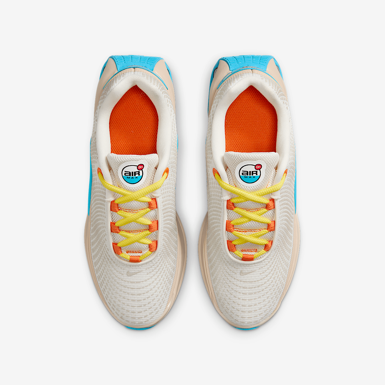 Nike Air Max DN sneaker Phantom/Sanddrift/Baltic Blue/Safety Orange