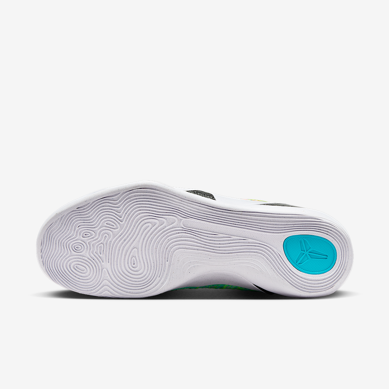 Nike Kobe sneaker Wit/Chlorine Blue/Zwart/Reflective Silver