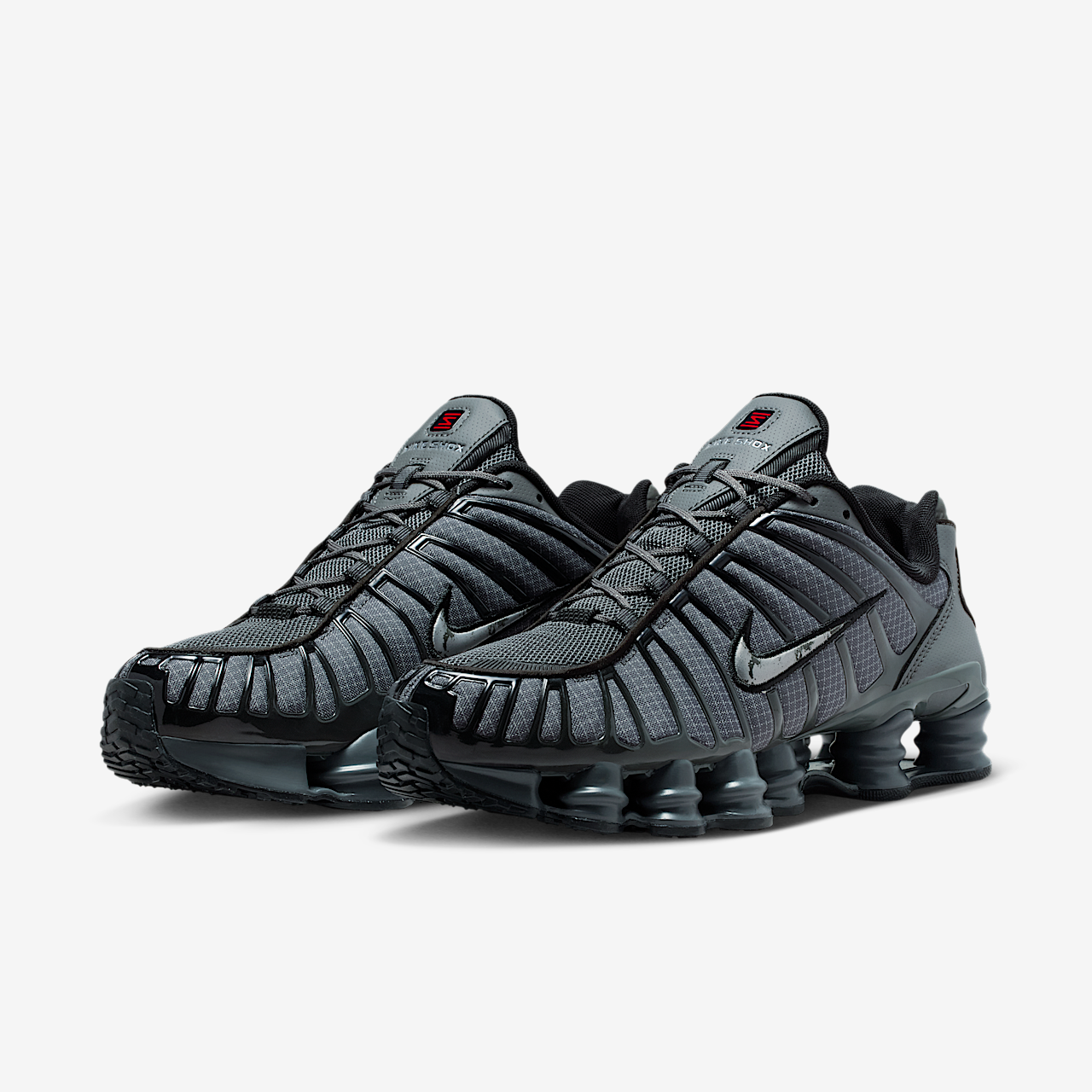 Nike Nike Shox sneaker Iron Grey/Zwart/Light Smoke Grey/Metallic Silver