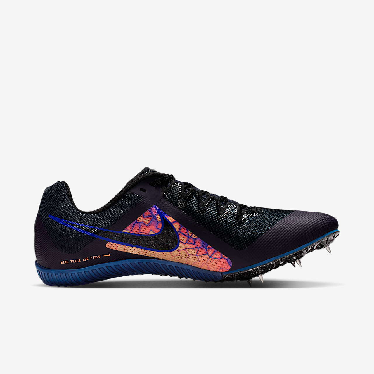 Nike  sneaker Dark Obsidian/Orange Pulse/Indigo Burst/Zwart