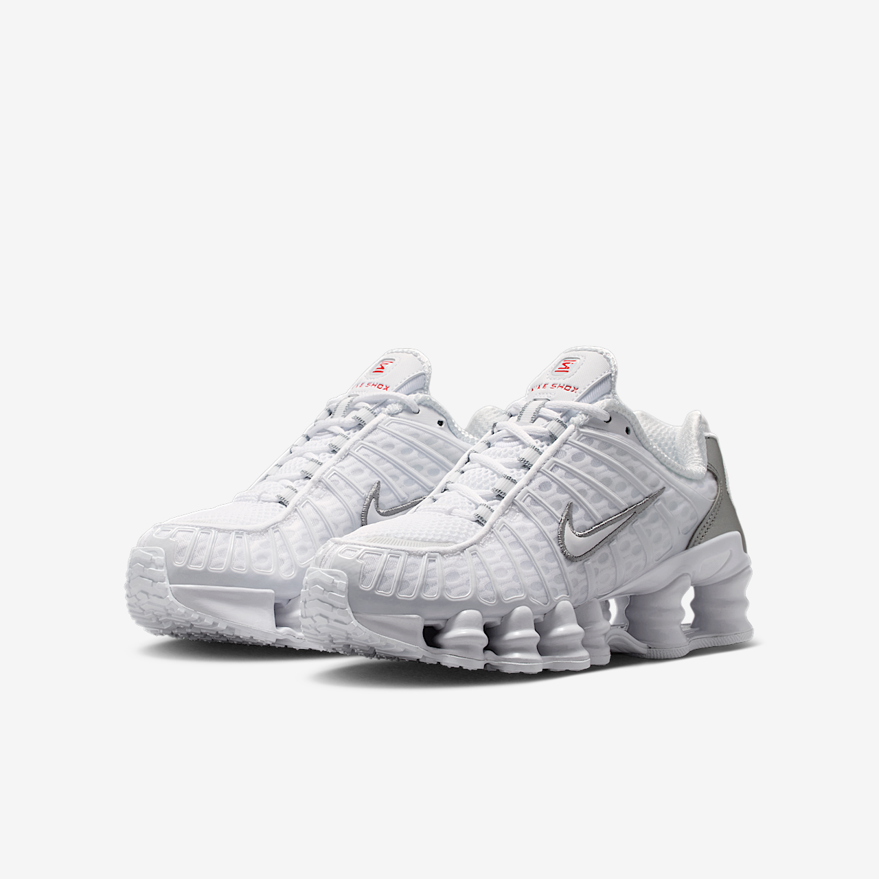 Nike Nike Shox sneaker Wit/Metallic Silver/Max Orange/Wit