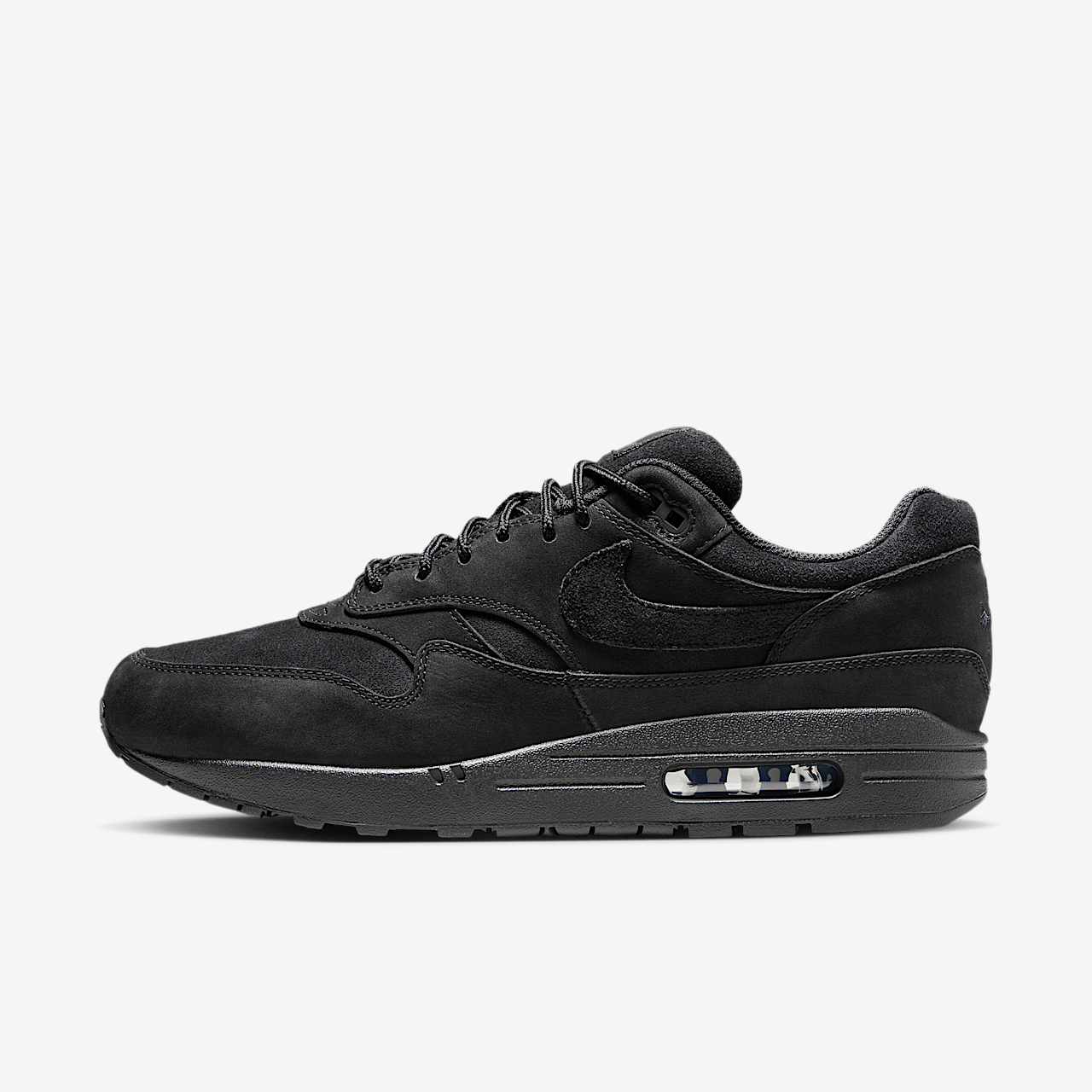 Nike Air Max 1 sneaker Zwart/Zwart/Anthracite/Zwart
